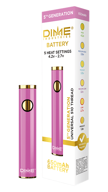 Dime Industries - Pink V5.0 Battery