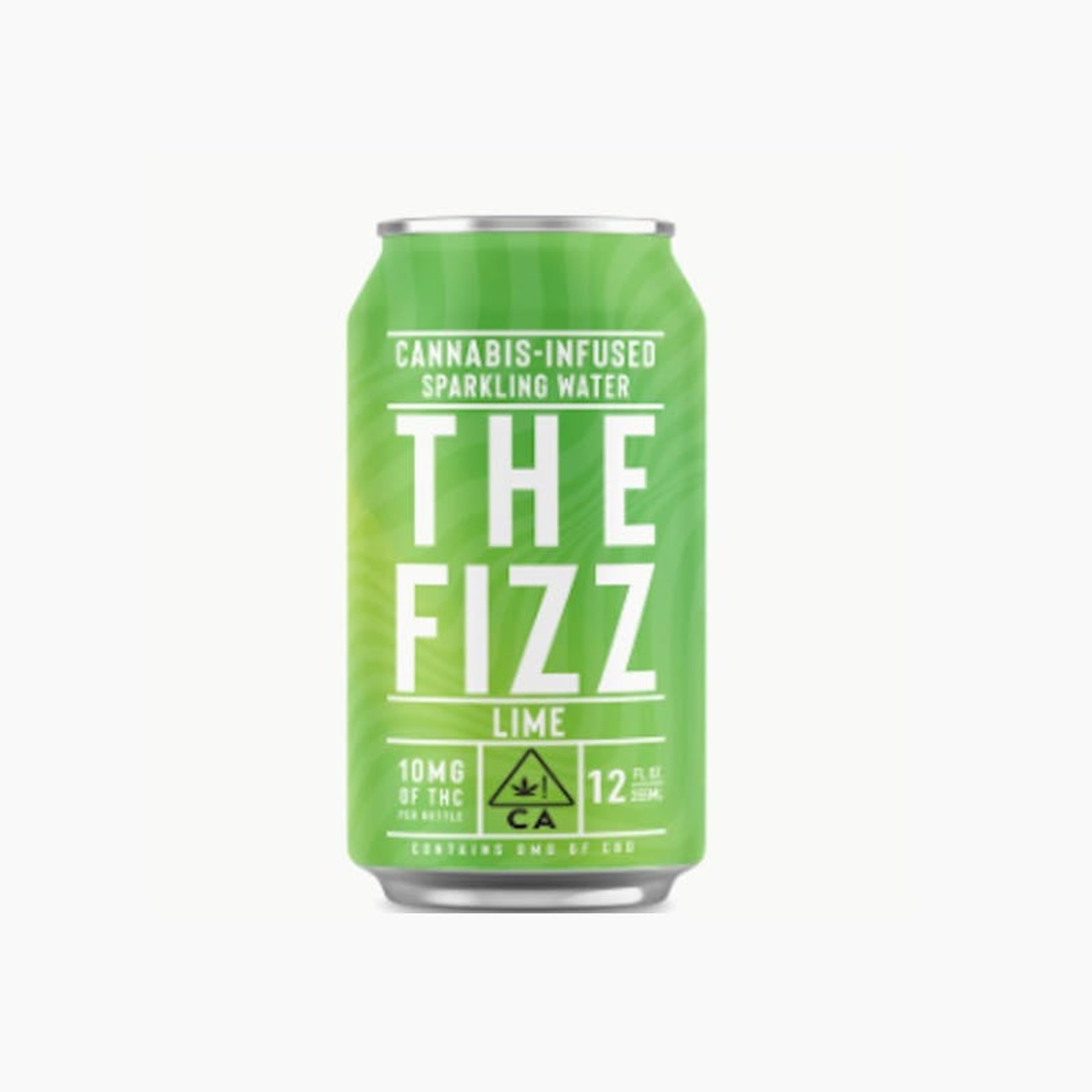 Lime - 10mg Sparkling Water - The Fizz - 10mg Drink - $5 - Edibles