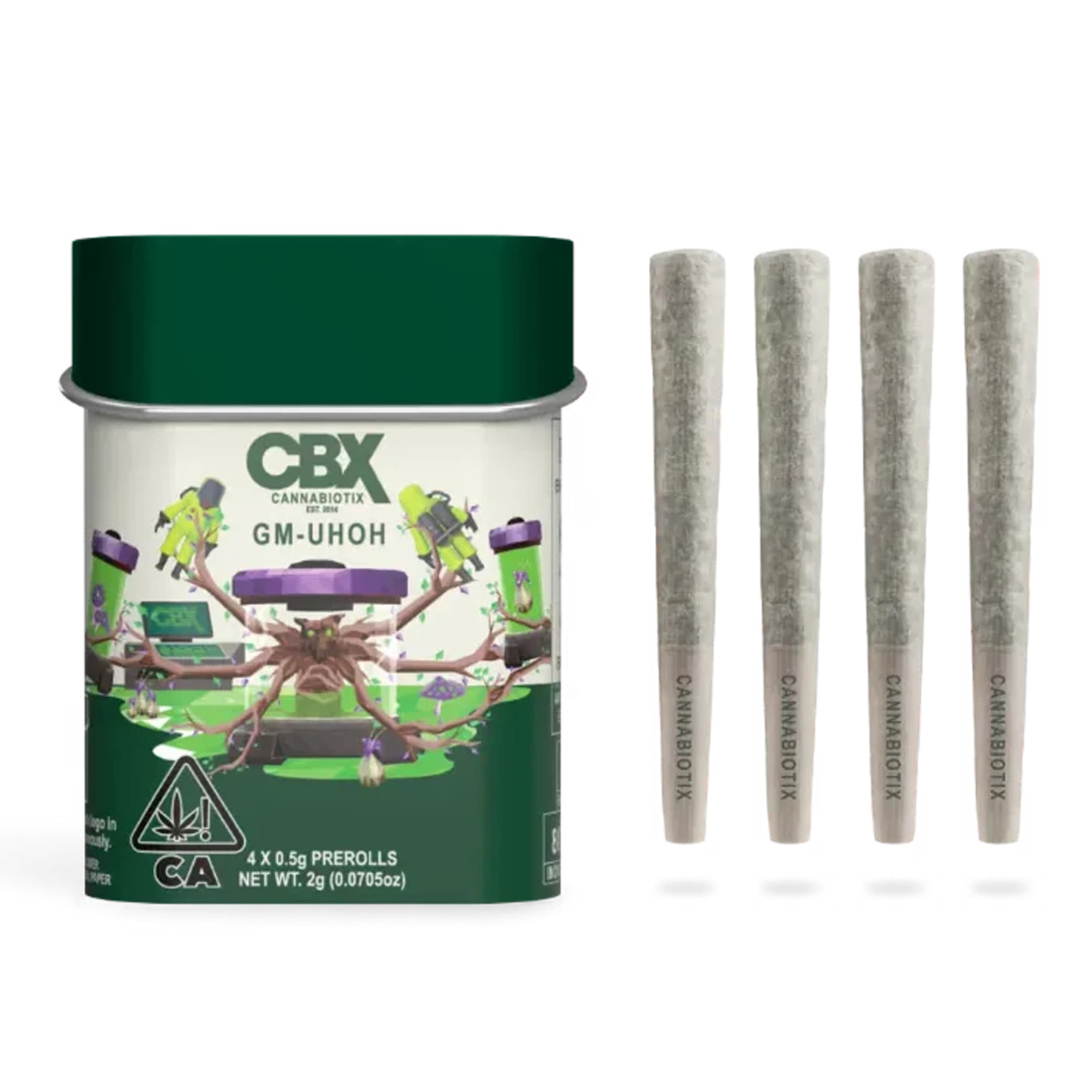 GM-UHOH OG 4 Pack Pre-Rolls - Cannabiotix - 4 Pack - $28 - Pre-Rolls