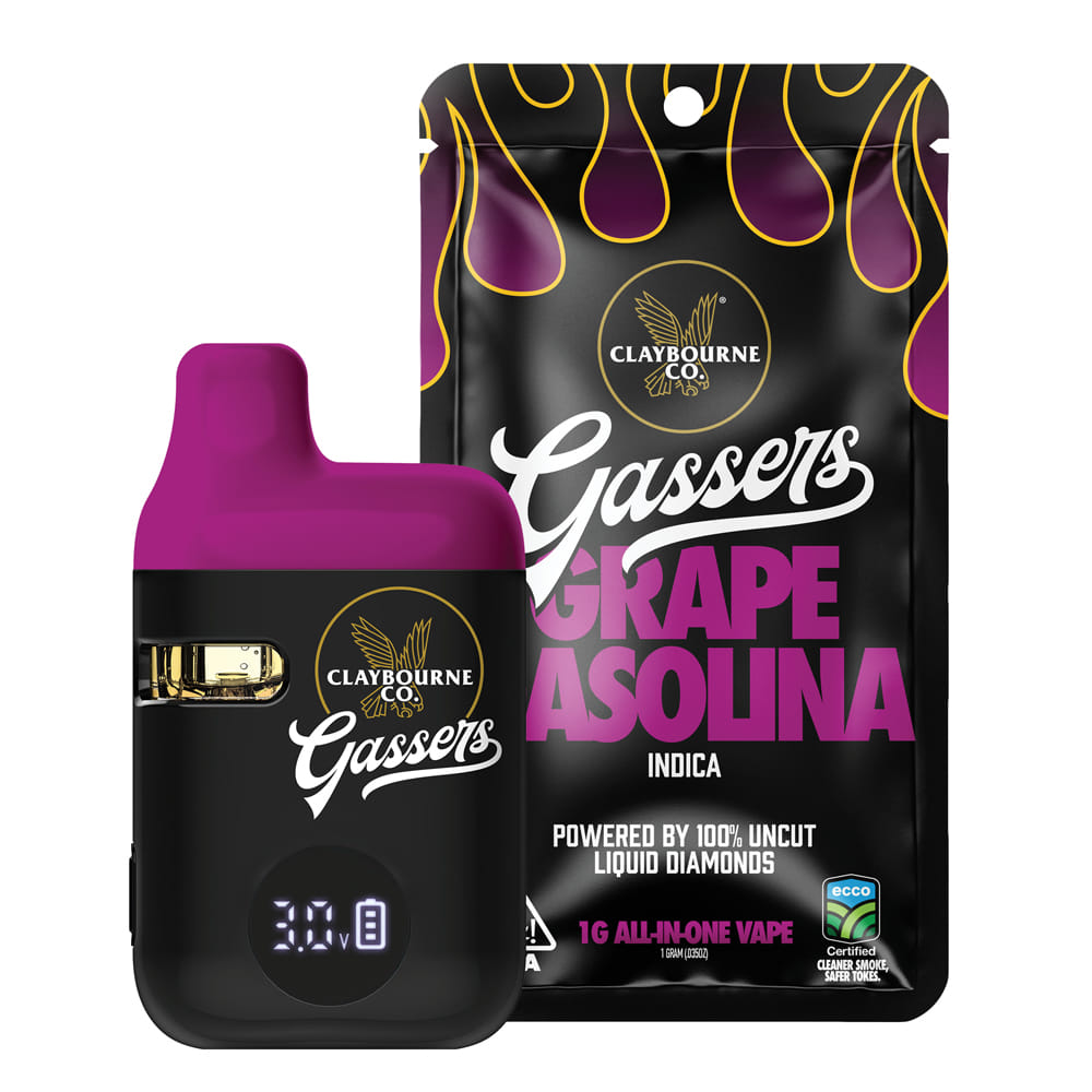 Grape Gasolina (I) 1G Liquid Diamonds AIO - Claybourne Co. - Grape Gasolina (I) - $29 - Cartridges