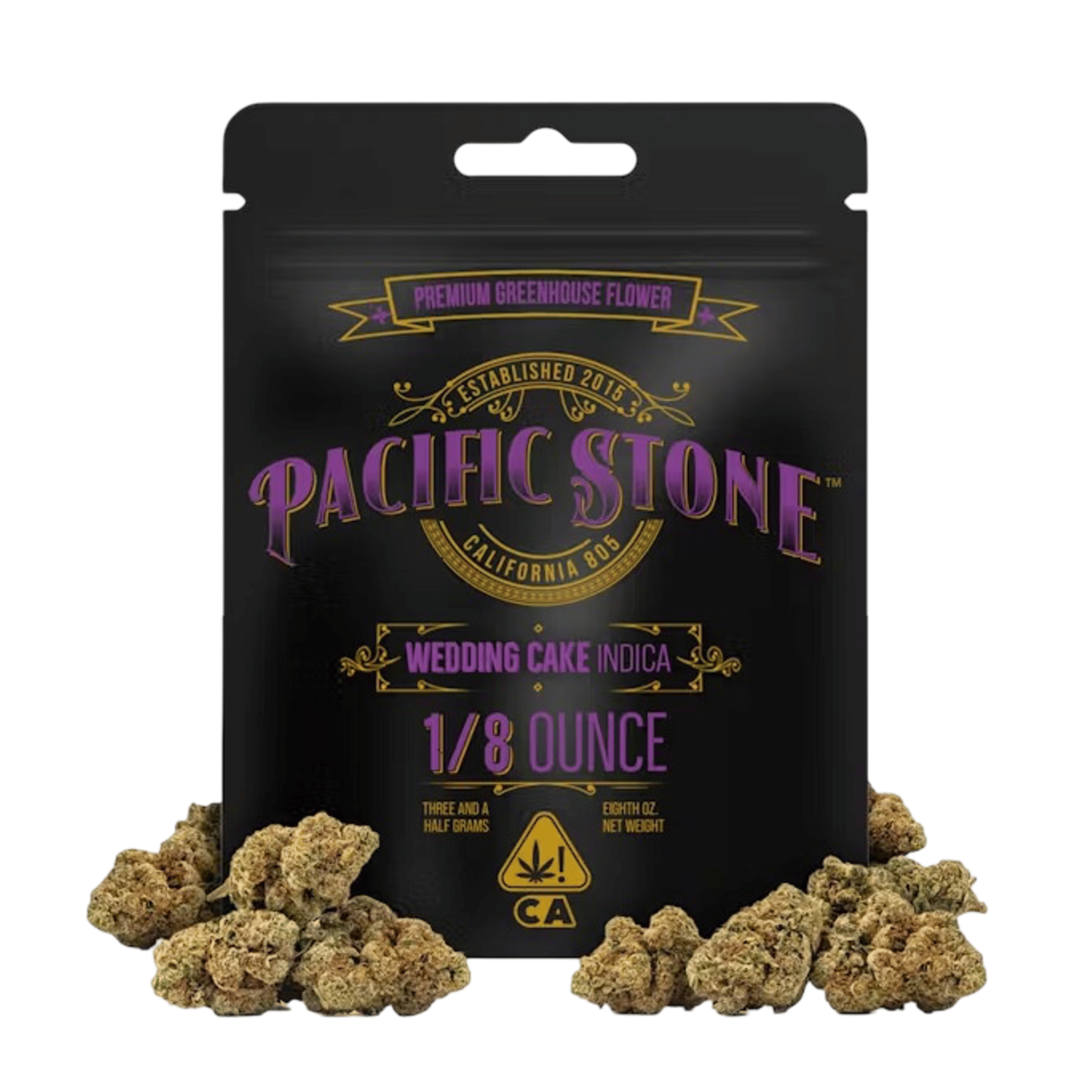 Wedding Cake - 3.5g Flower - Pacific Stone - Eighth - $17.50 - 4mo+ Flower (Date in Description)