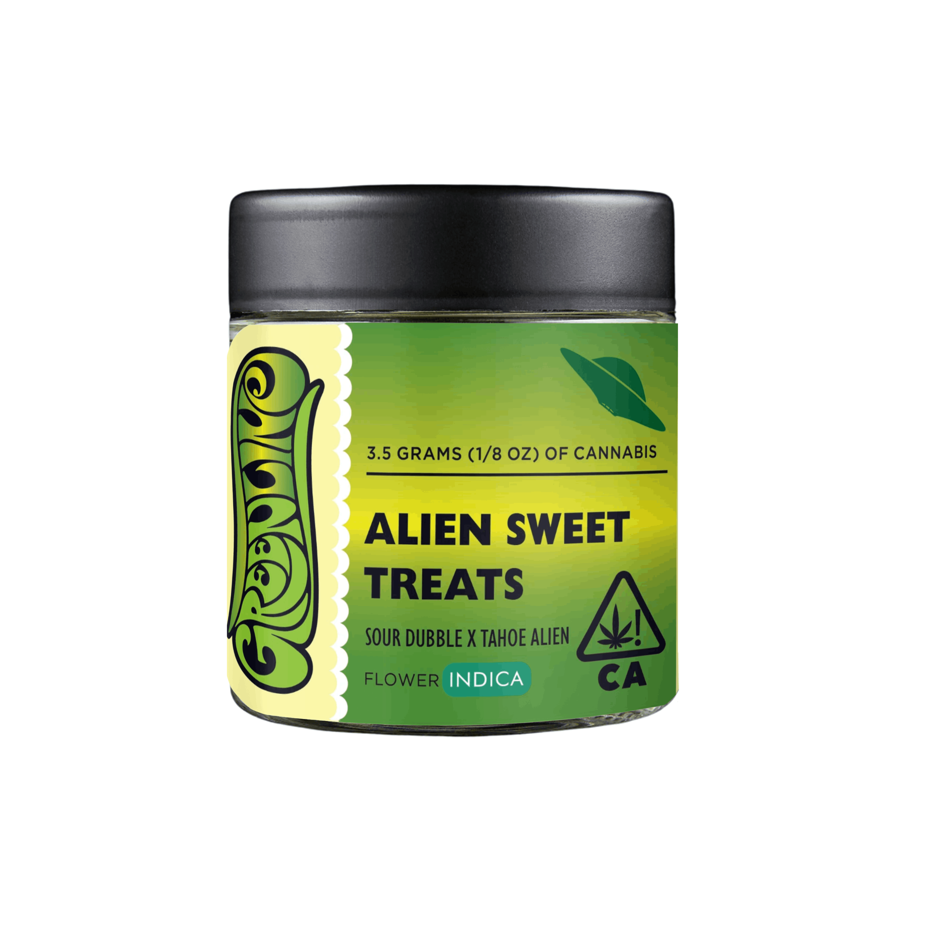 Greenline: Alien Sweet Treats - 1/8 oz - Indoor - Indica - 3.5g - Greenline -  - $50 - Indoor Flower