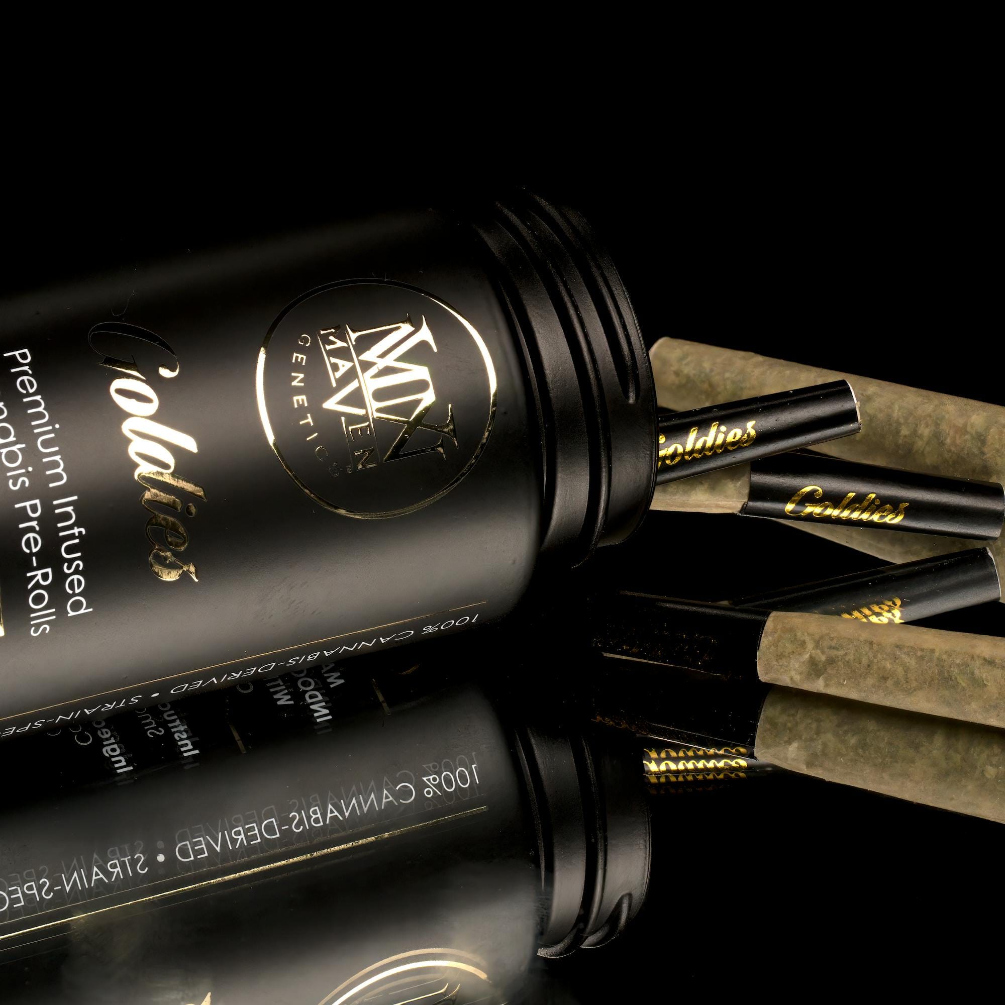 French Lotus Goldies Infused Pre-Rolls 5-Pack [3g] - Maven Genetics -  - $25.21 - Pre-Rolls