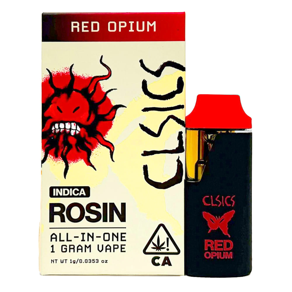 Red Opium (I) Live Rosin AIO - 1g - CLSICS - Red Opium (I) - $38.75 - Cartridges
