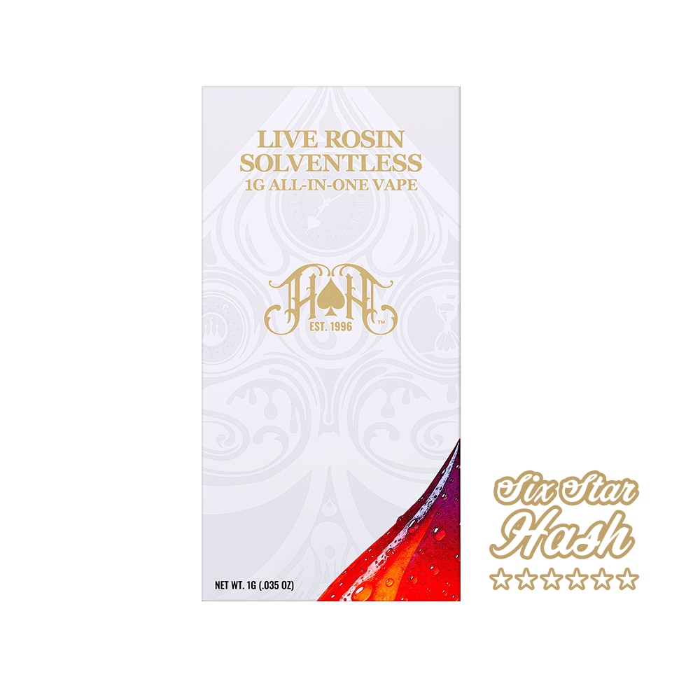 Heavy Hitters x Huckleberry Hill Farms – Whitethorn Rose – Live Rosin Disposable – 1g - Heavy Hitters -  - $69.99 - Disposable Vapes