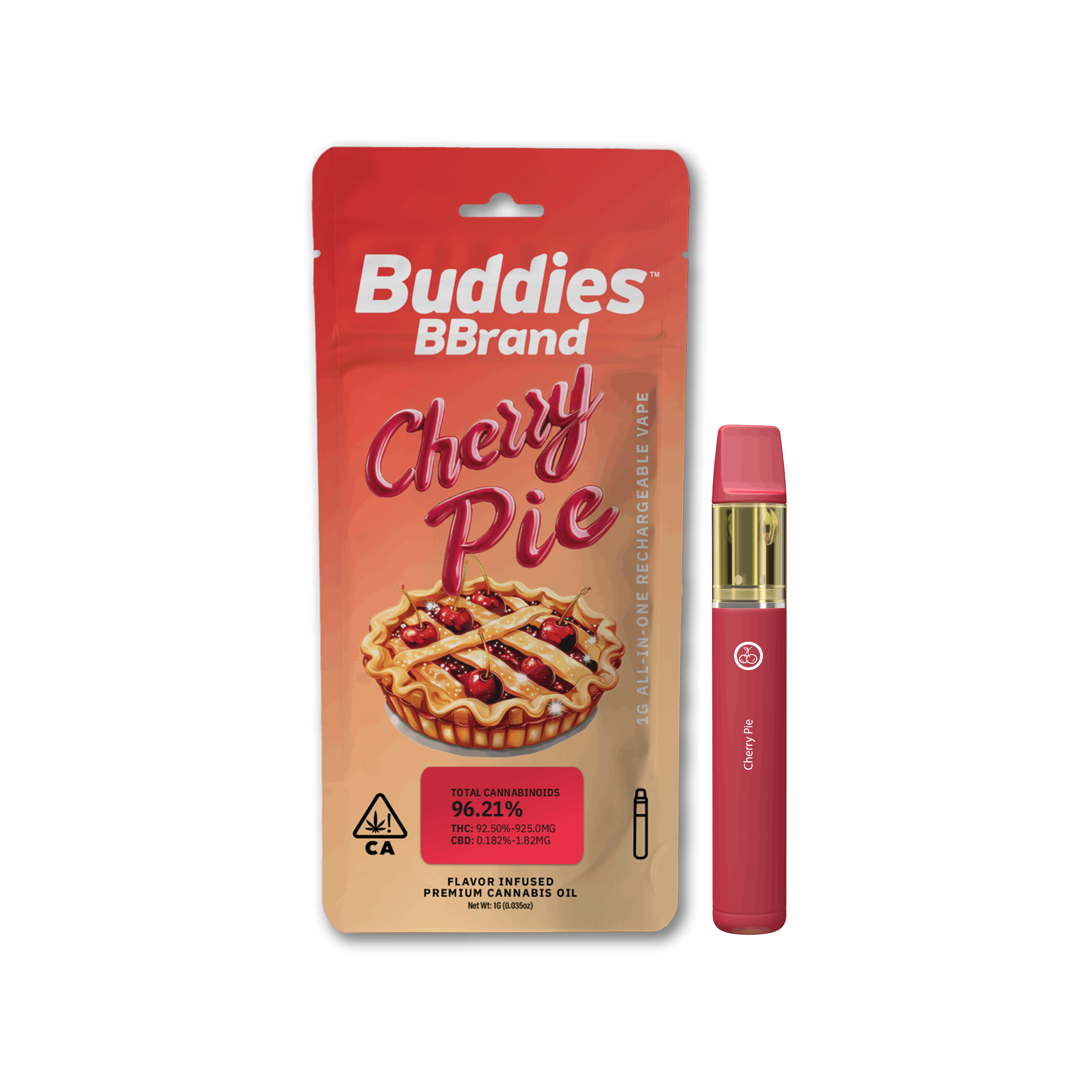 Buddies: Cherry Pie - Stick Shaped Flavor