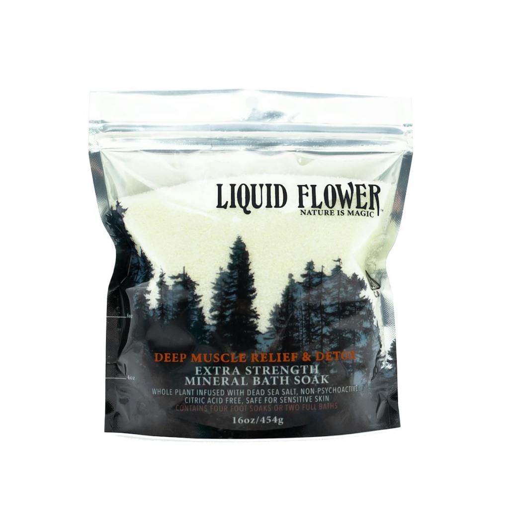 Deep Muscle Relief & Detox Mineral Bath Soak - Liquid Flower - Mineral Bath Soak - $27 - Topicals