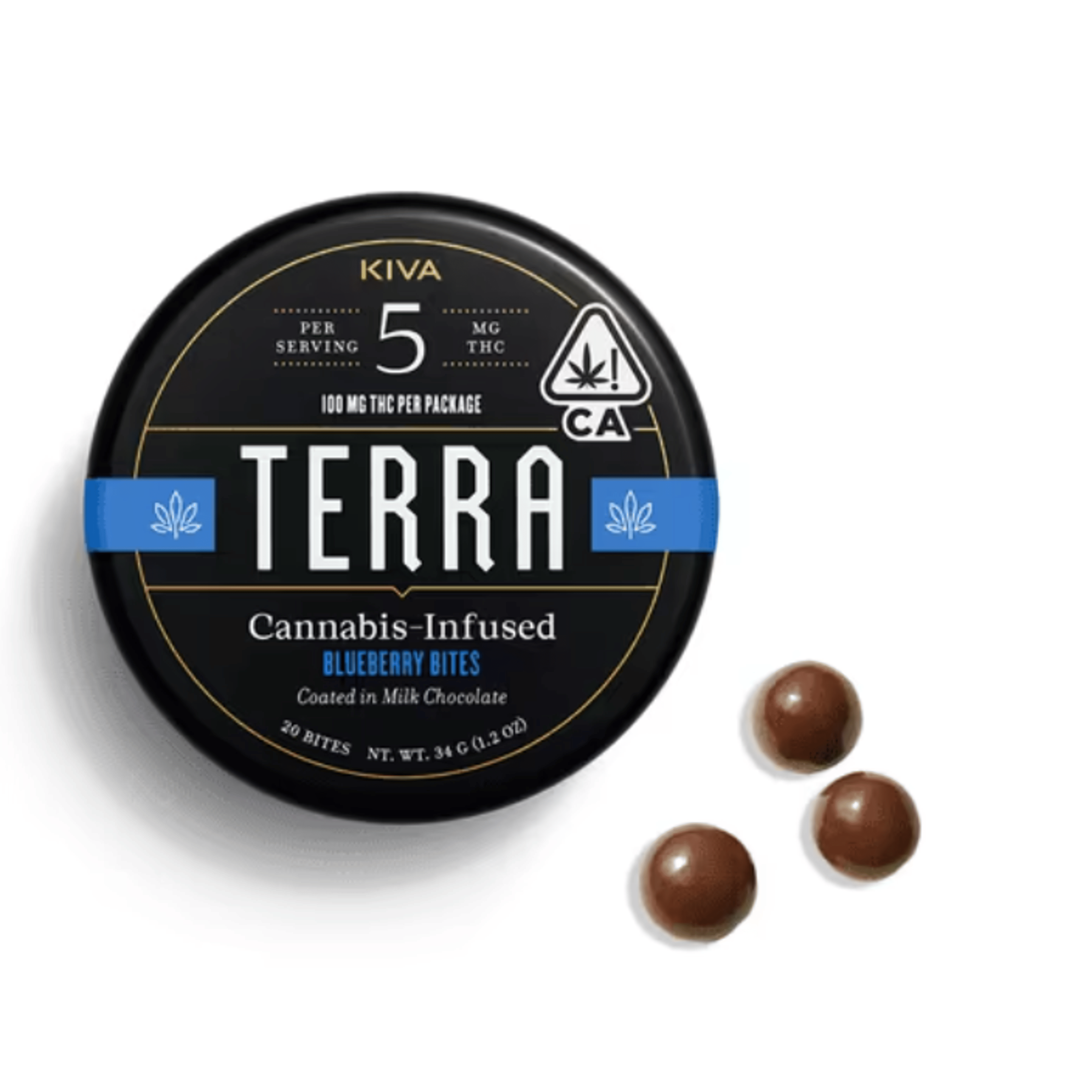 Terra Milk Chocolate Blueberries 🫐 - KIVA - - $21.73 - Edibles