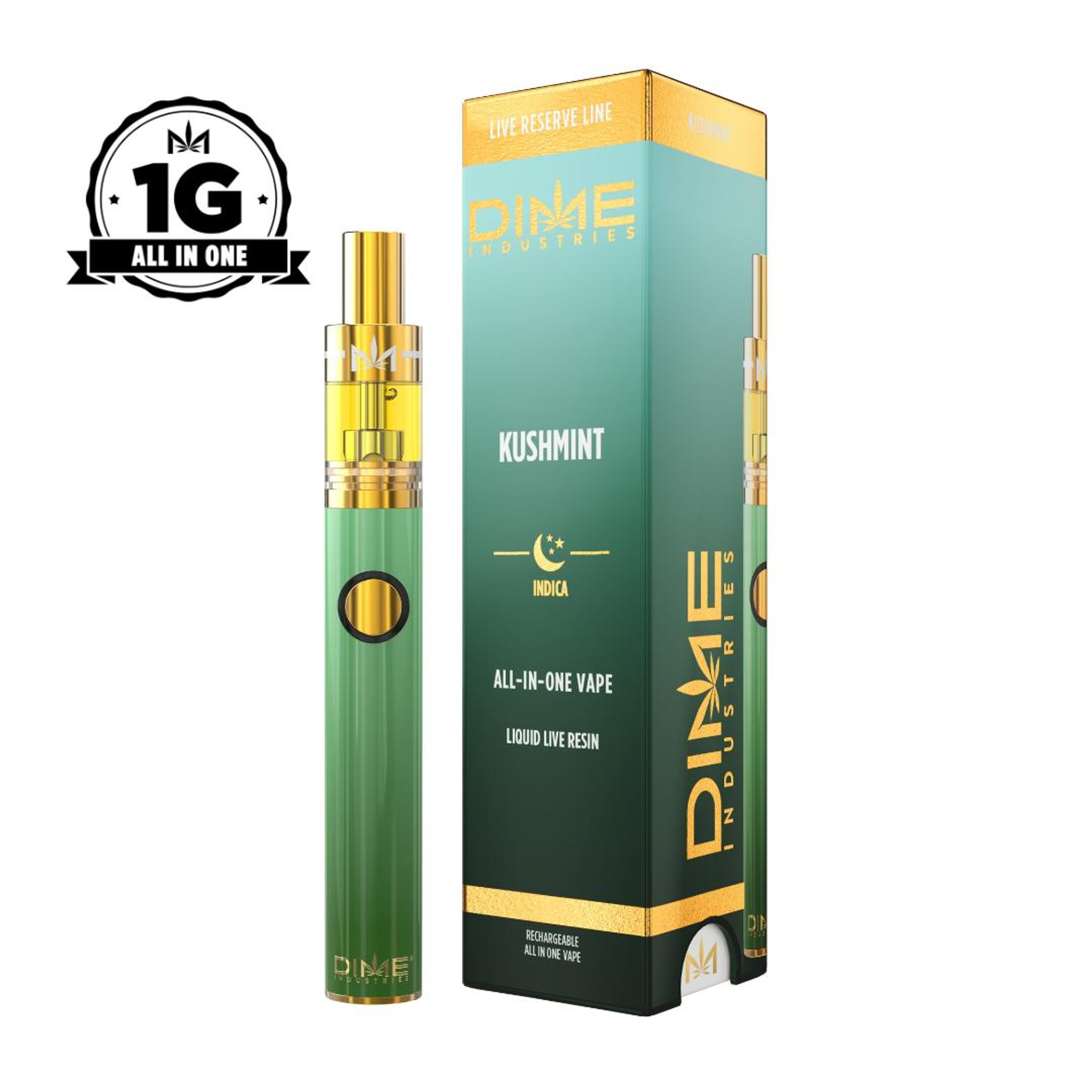 Kushmint Live Reserve 1000mg All in One Device - Dime Industries - - $36 - Vapes