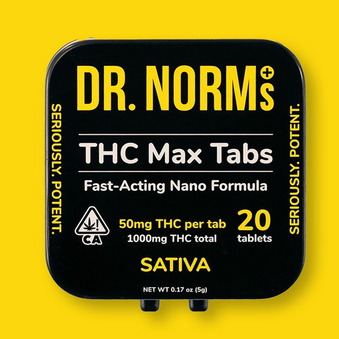 THC Sativa MAX Tablets - Dr. Norm's -  - $45 - Edibles
