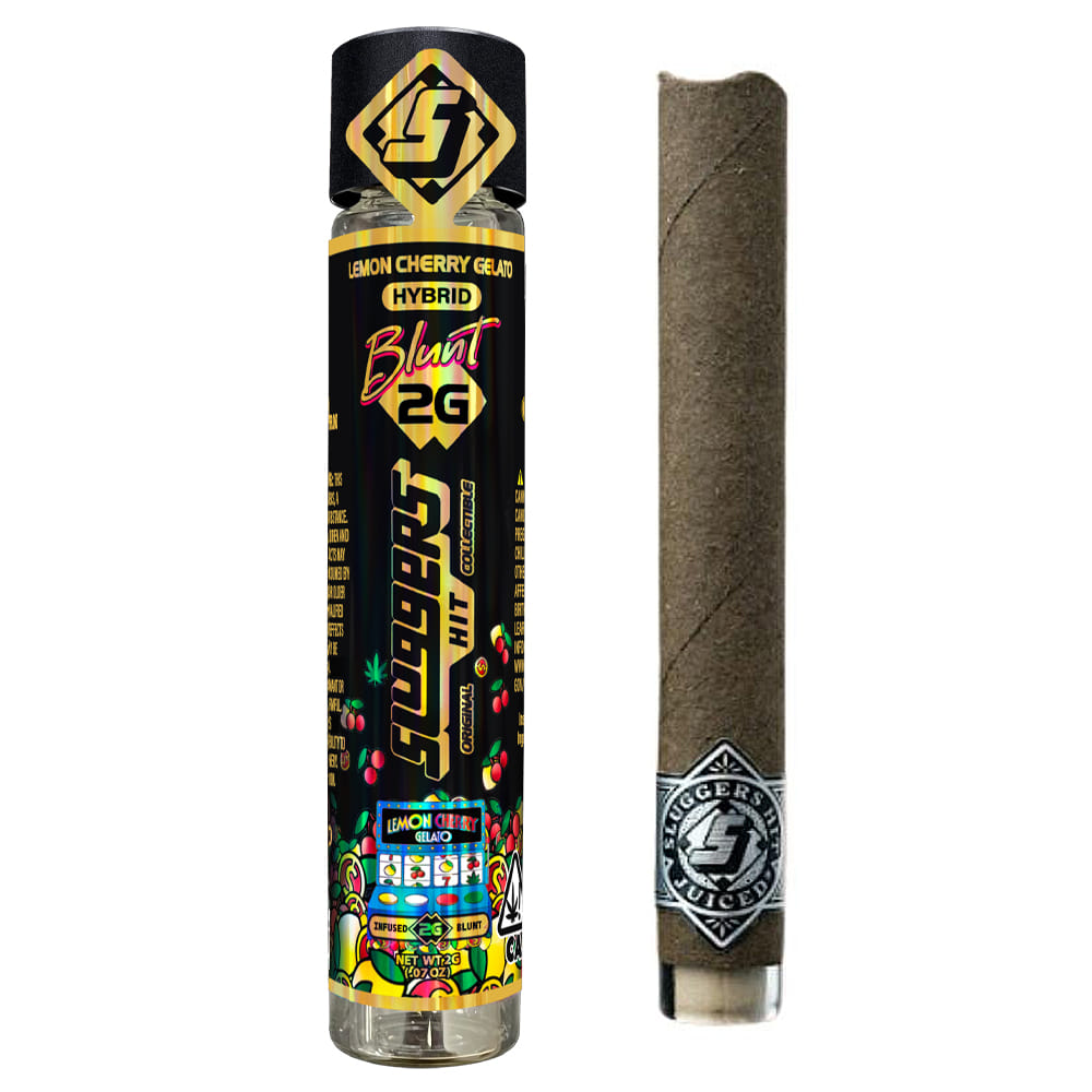 Lemon Cherry Gelato  (I) 2g Infused Blunt - Sluggers - Lemon Cherry Gealto - $22 - Prerolls