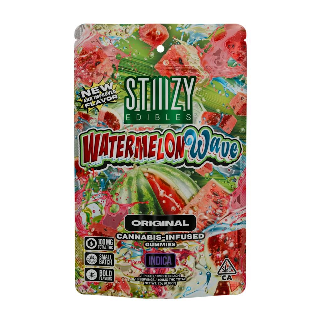 Watermelon Wave - 100mg Gummies - Stiiizy 40's - Gummy - Indica - $13 - Gummies