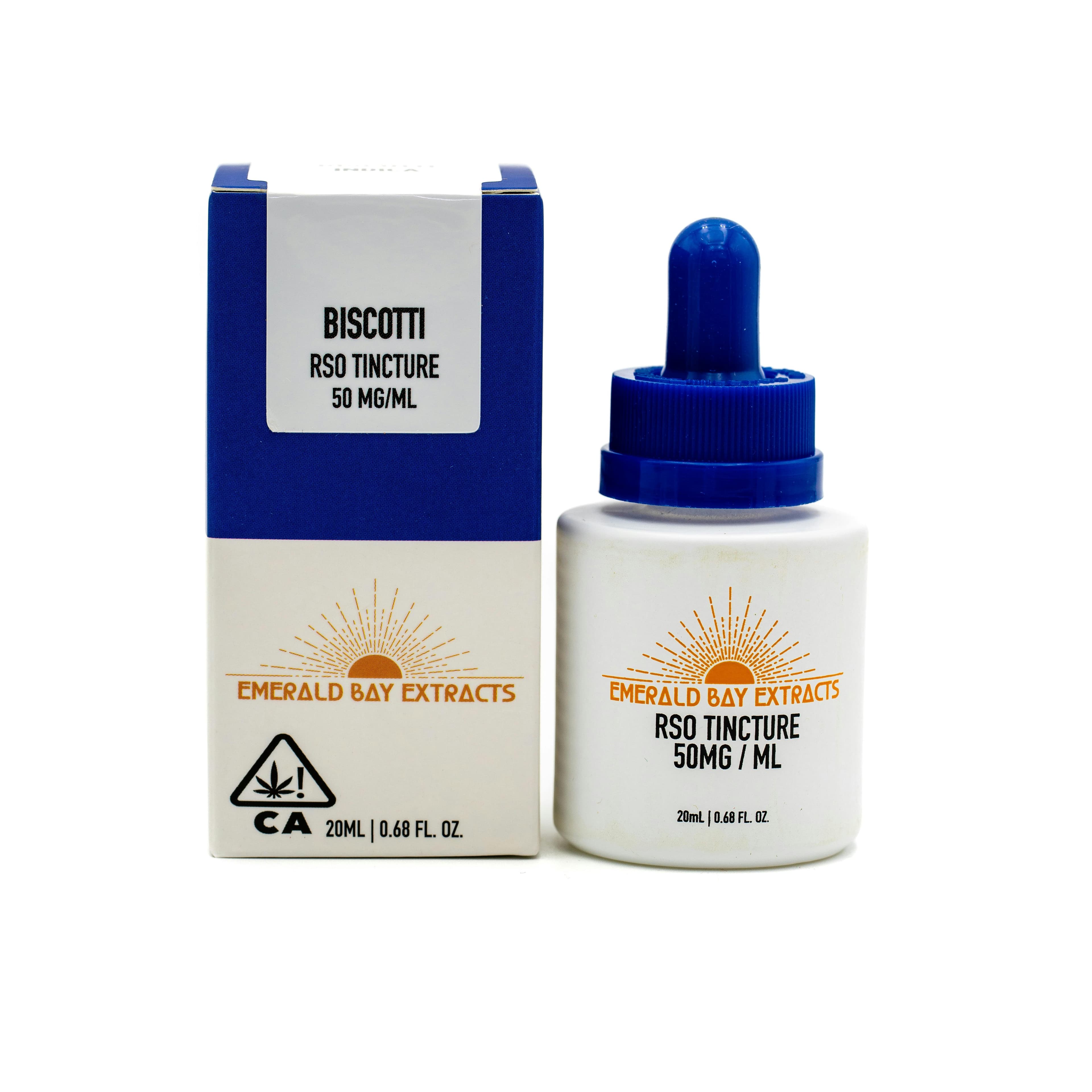 Emerald Bay Extracts: Biscotti | 20ml Tincture | 1000mg Package | Indica | RSO - Emerald Bay Extracts - - $59 - Tinctures
