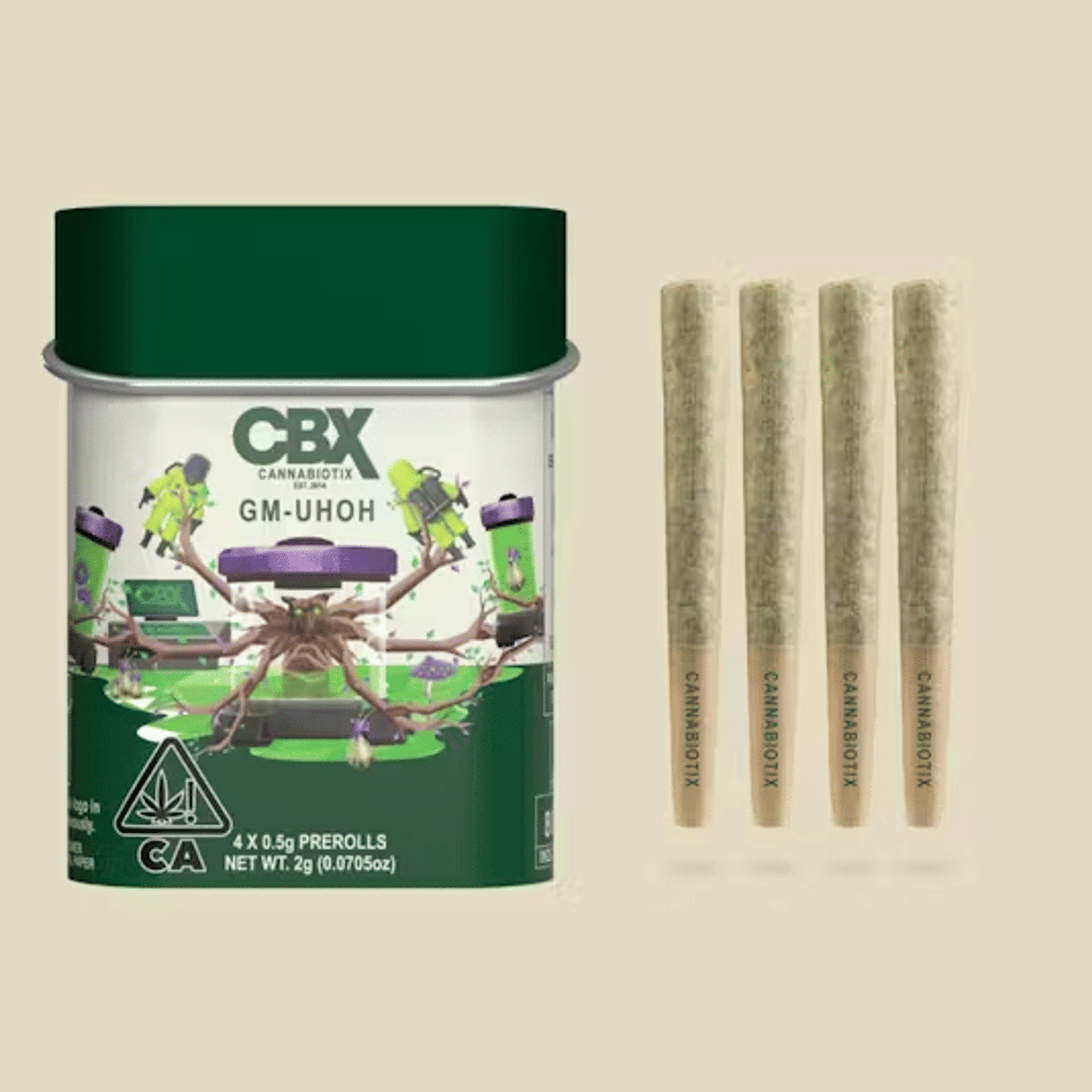 GM-UHOH OG 4 Pack Pre-Rolls - Cannabiotix - 4 Pack - $28 - Pre-Rolls