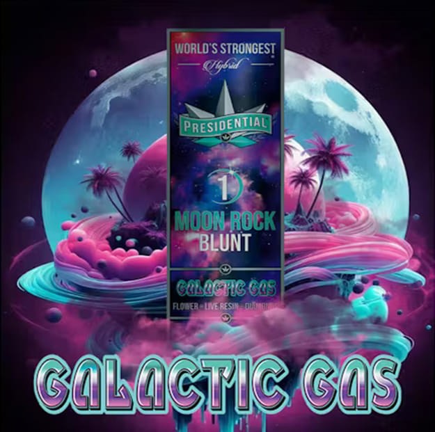 Presidential - Galactic Gas - Moon Rock Blunt - 1.5g - Presidential - Blunt - $18.99 - Blunts