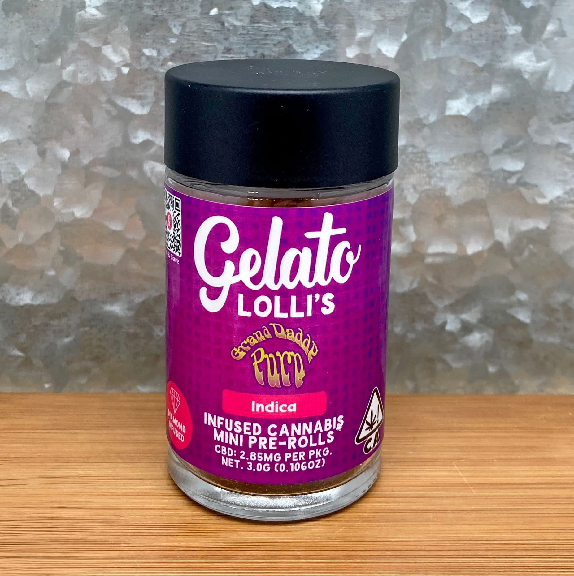 Grand Daddy Purple Infused Lolli's Joint 5Pk - Gelato -  - $45 - Joint