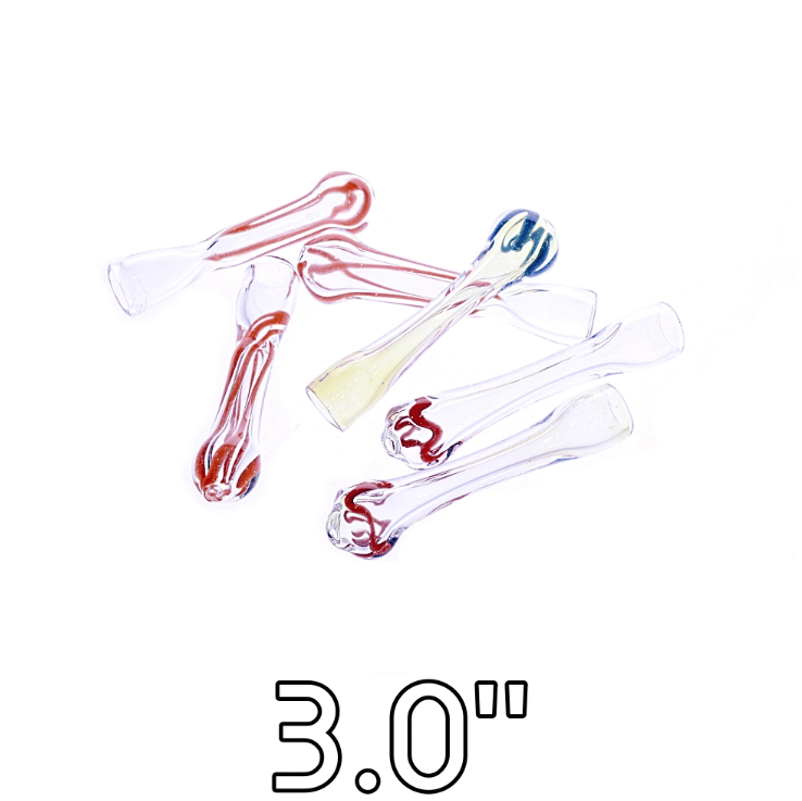 Inside Out Glass Chillum - 3" - The Showcase - Mix Shade Chillum - $10 - Accessories