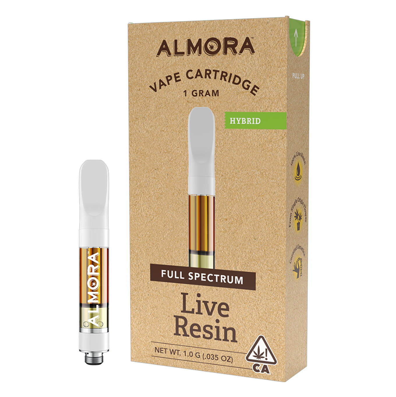 Pressure (H) Live Resin Cartridge - 1g - Almora - Pressure (H) - $23.71 - Cartridges