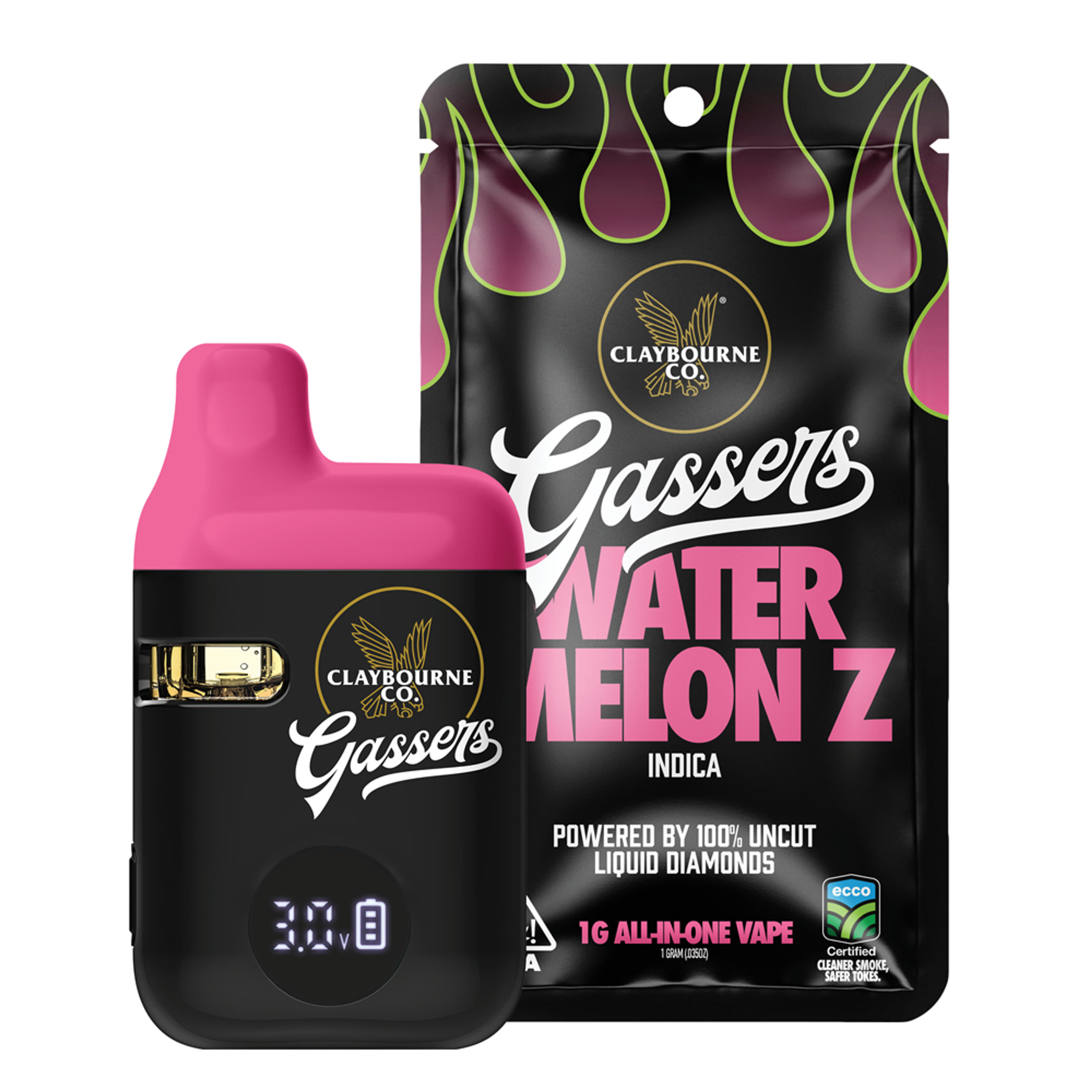 Watermelon Z (I) AIO - 1g - Claybourne Co. - Watermelon Z (I) - $29.90 - Cartridges