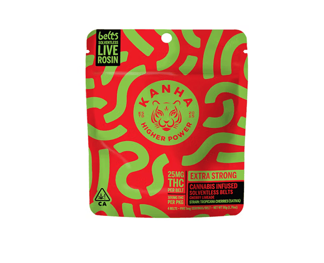 Cherry Limeade Belts - Rosin Gummies - 100mg