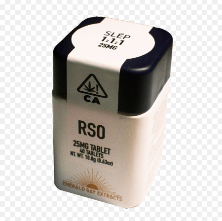 RSO Sleep 1:1:1 Tablets - Emerald Bay Extracts - THC:CBD:CBN - $50 - Soft Gels & Tablets