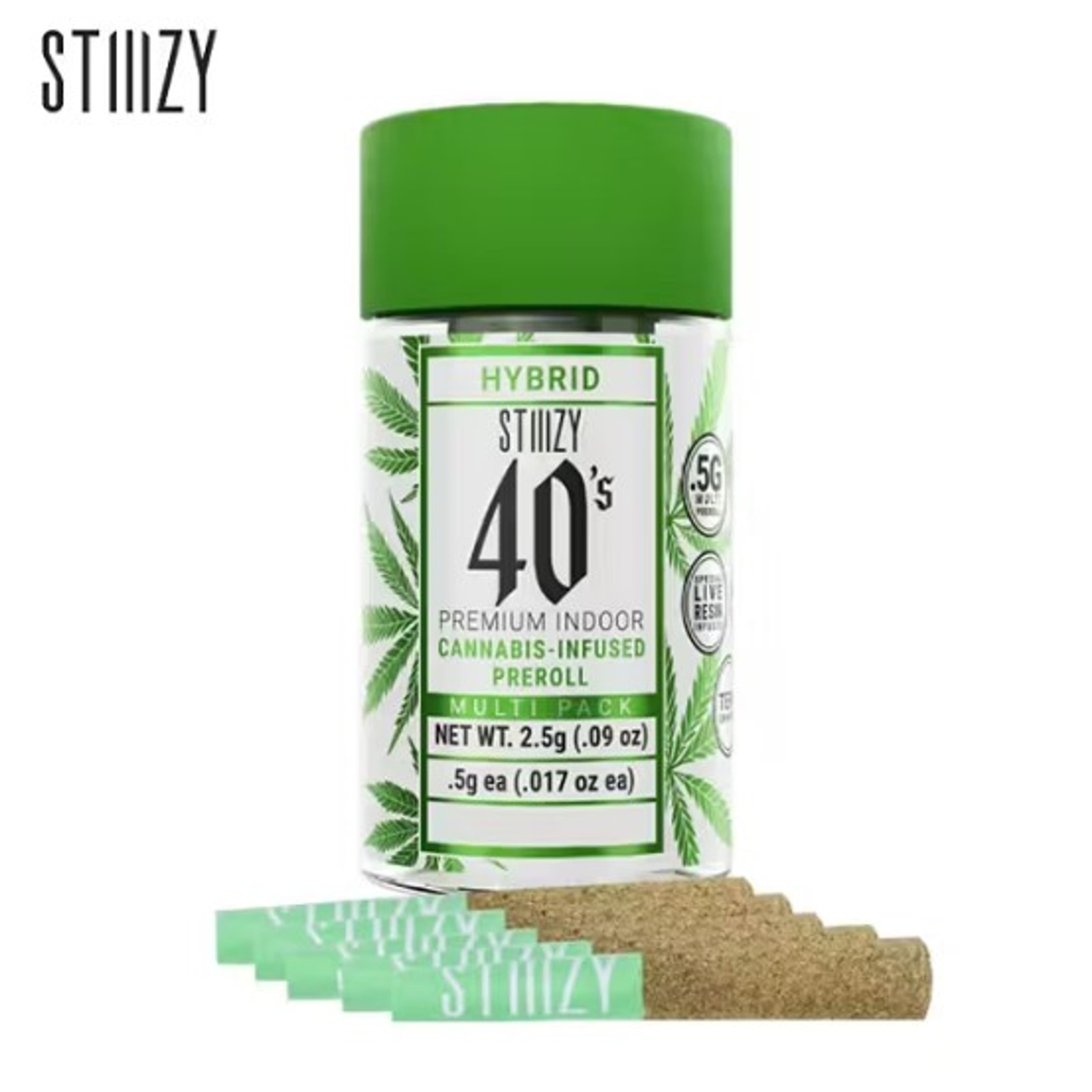 Stiiizy 40's - Strawberry Mango - Infused Pre-Rolls - (5 Pack) - 2.5g - Stiiizy - 40's - $24.99 - Pre-Rolls