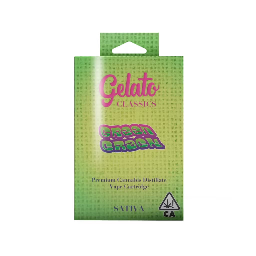 Green Crack - 1G Classic Cart *B2G1 Everyday* - Gelato Canna Co. - Green Crack (S) - $27 - Cartridges