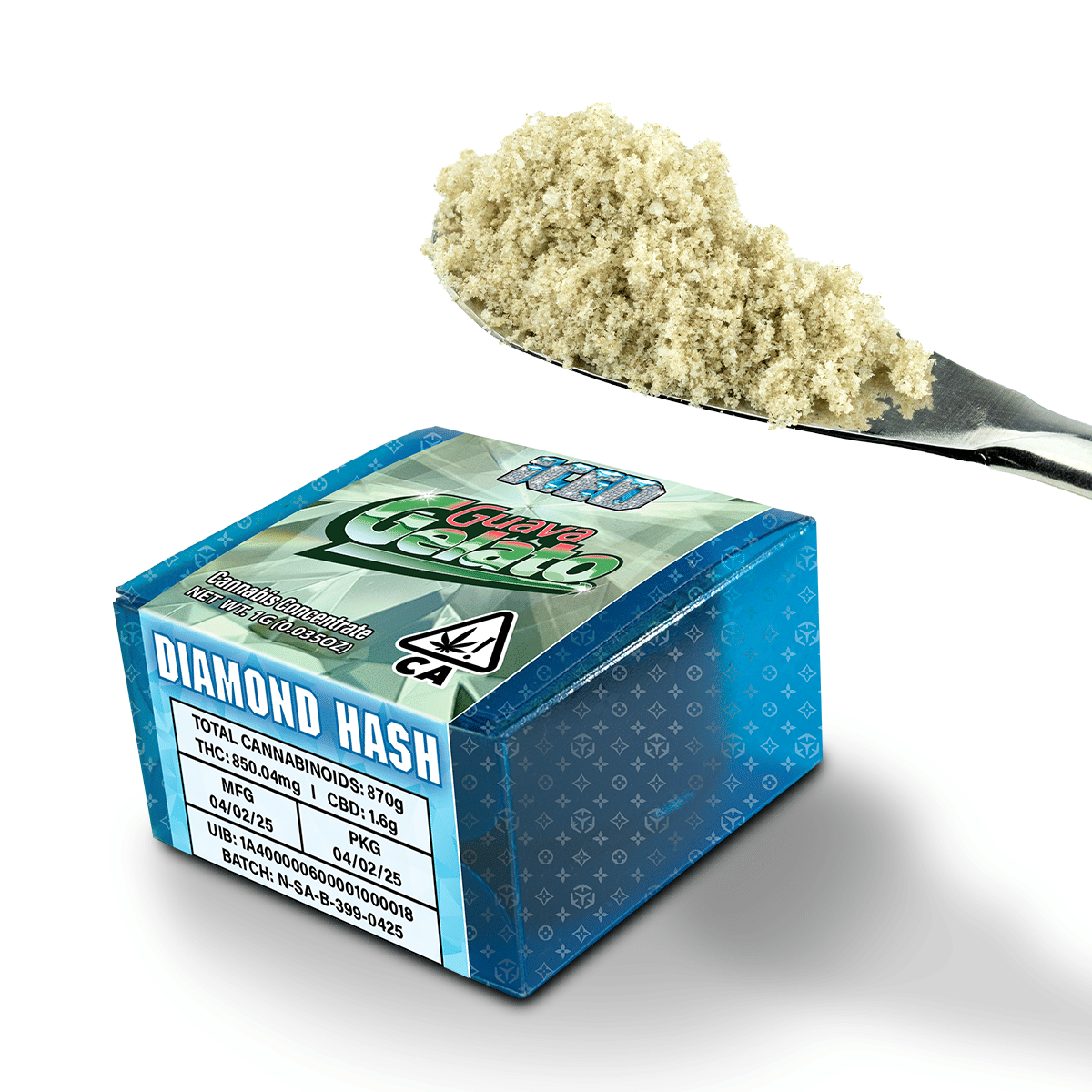 Guava Gelato ICED - Packaged Concentrate - 1g - Diamond Hash - sluggers -  - $20 - Concentrates