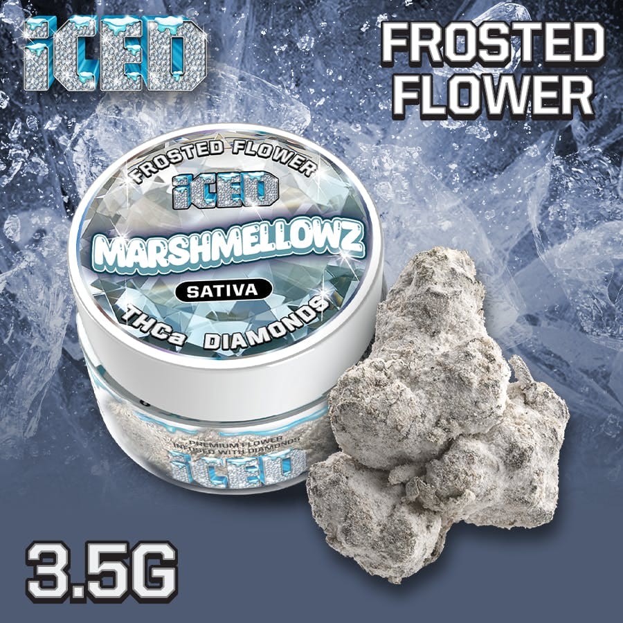 Marshmellowz Infused Flower - 3.5g - - ICED -  - $32.41 - Flowers