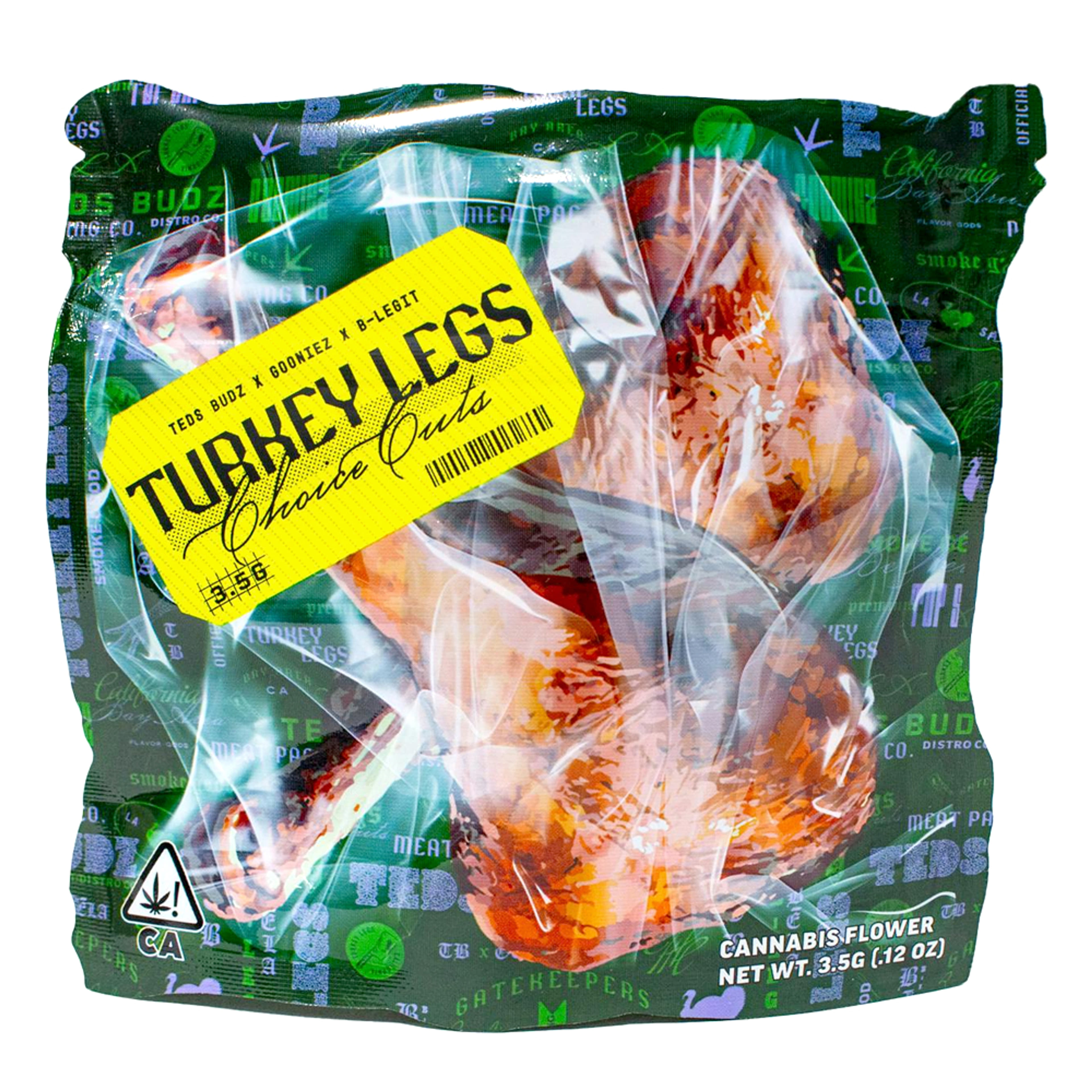Turkey Legs 33% 3.5g **SPECIAL PRICING** - Teds Budz - Eighth - $50 - Flower