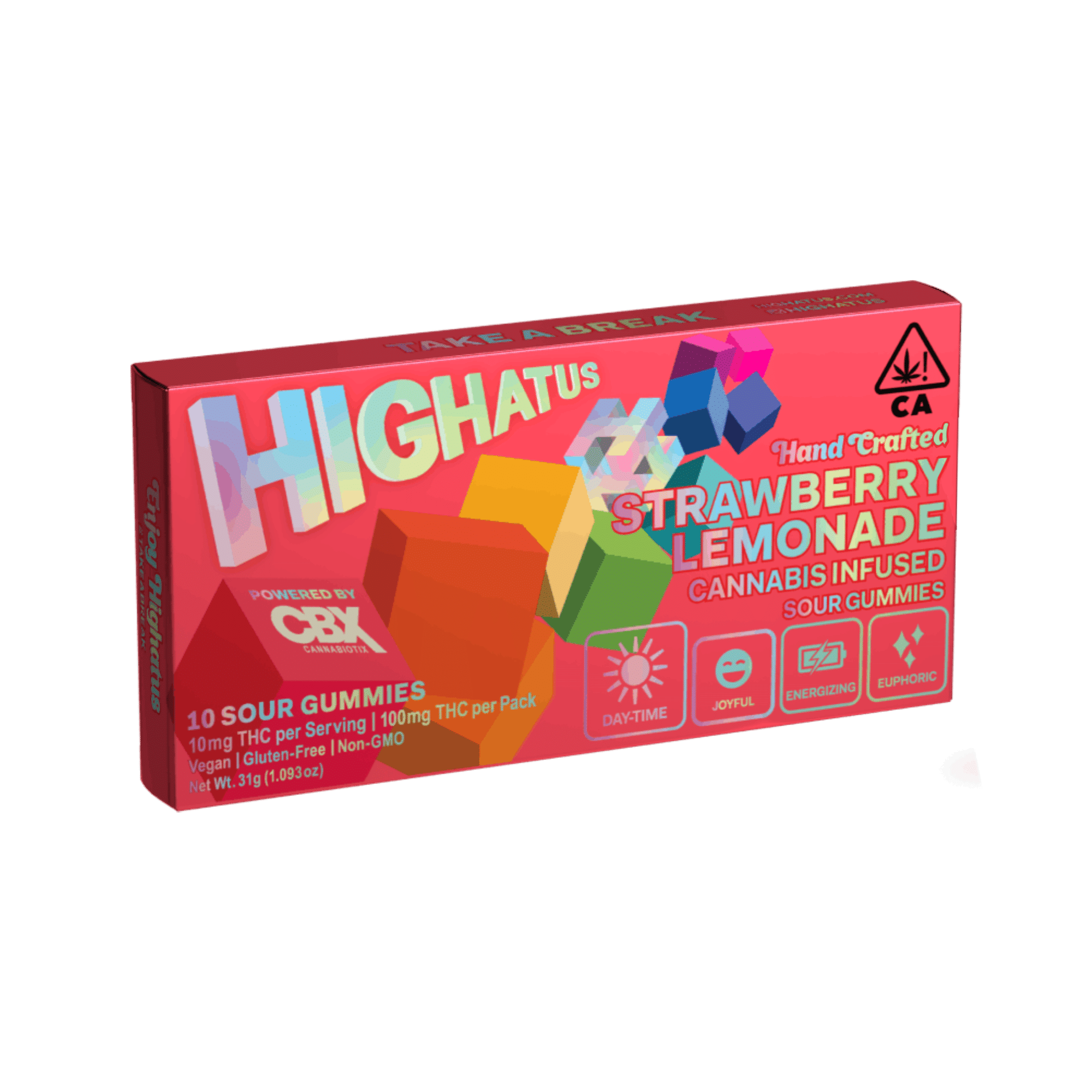 Strawberry Lemonade Gummies - Highatus - 10 Gummies - $24.99 - Edibles