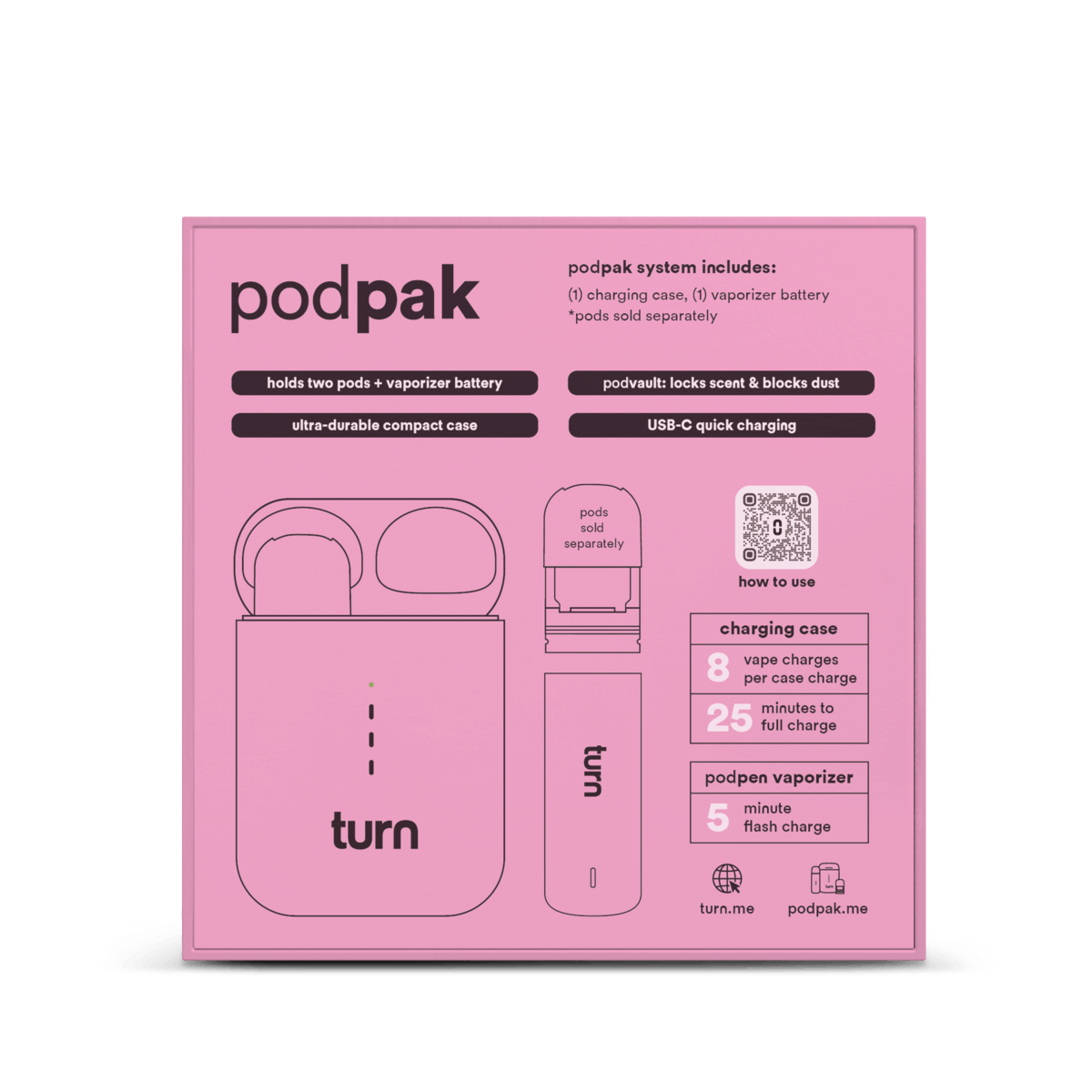 Podpak Pink Battery - turn -  - $30 - Accessory