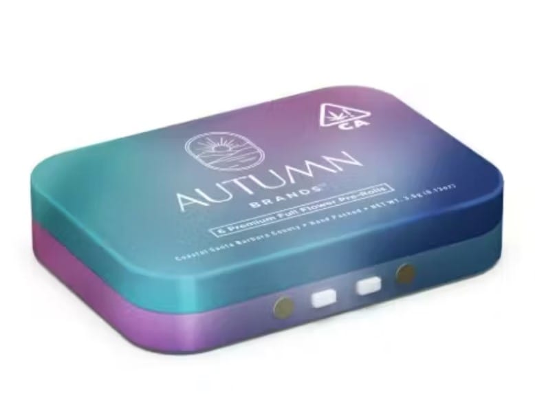 $27.77 Autumn Preroll 6pk Indica Frostie Da Snowman - Kiva -  - $20 - Pre-Rolls