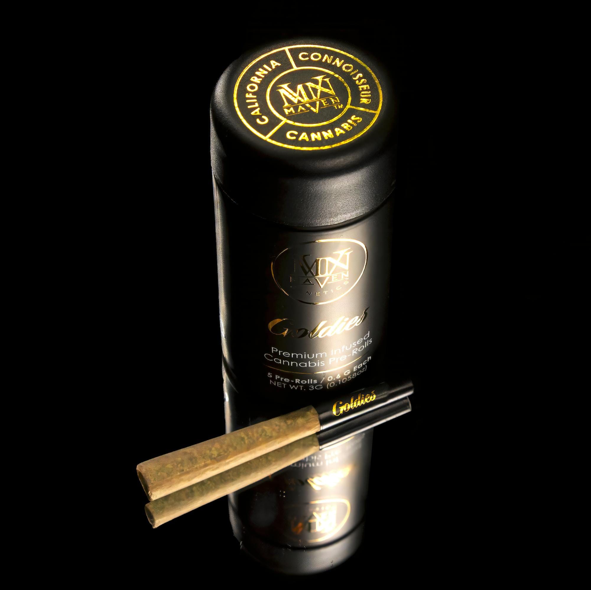 French Lotus Goldies Infused Pre-Rolls 5-Pack [3g] - Maven Genetics -  - $25.21 - Pre-Rolls