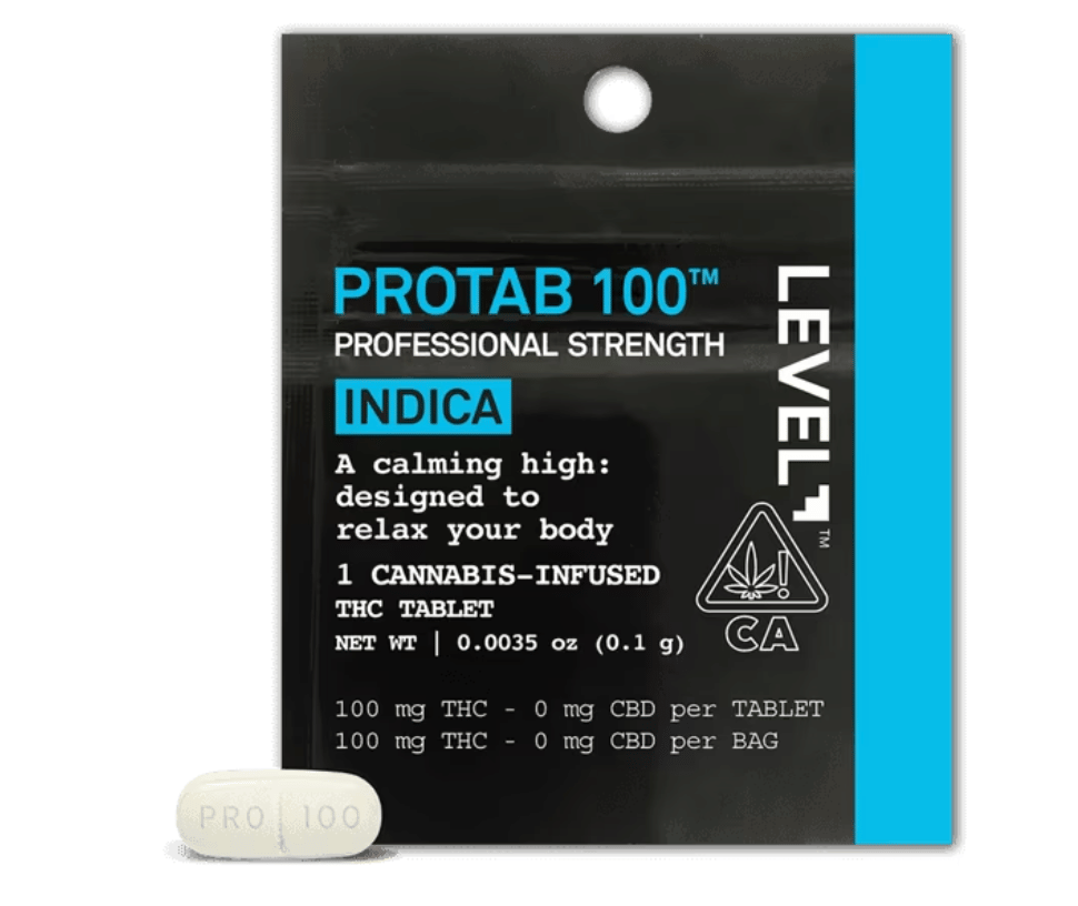 LEVEL: 1-Piece INDICA 100mg Single Protab