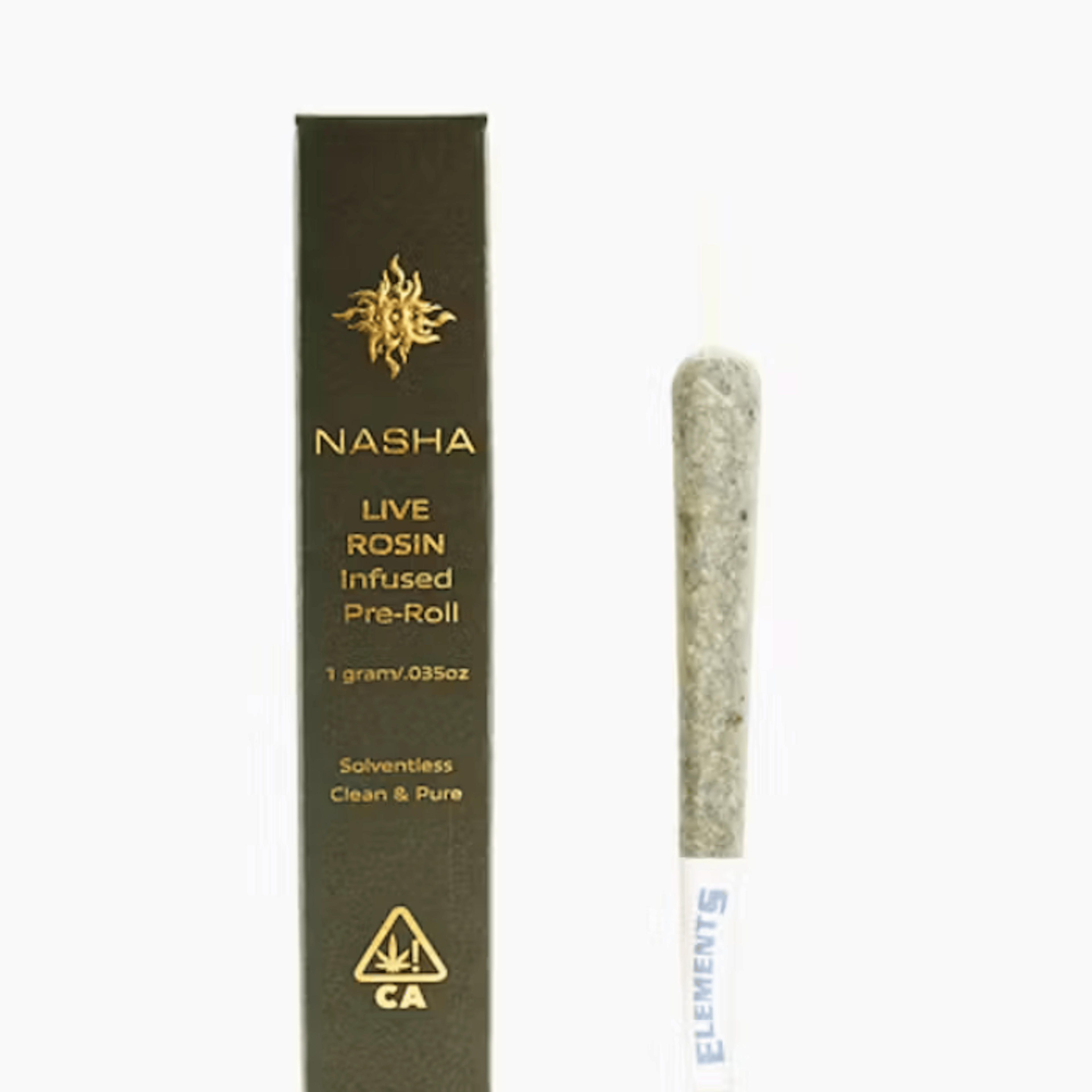 Nasha: Papaya x Madd Fruit Rosin Pre-Roll - 1g - Nasha - - $18 - Infused Pre-Rolls