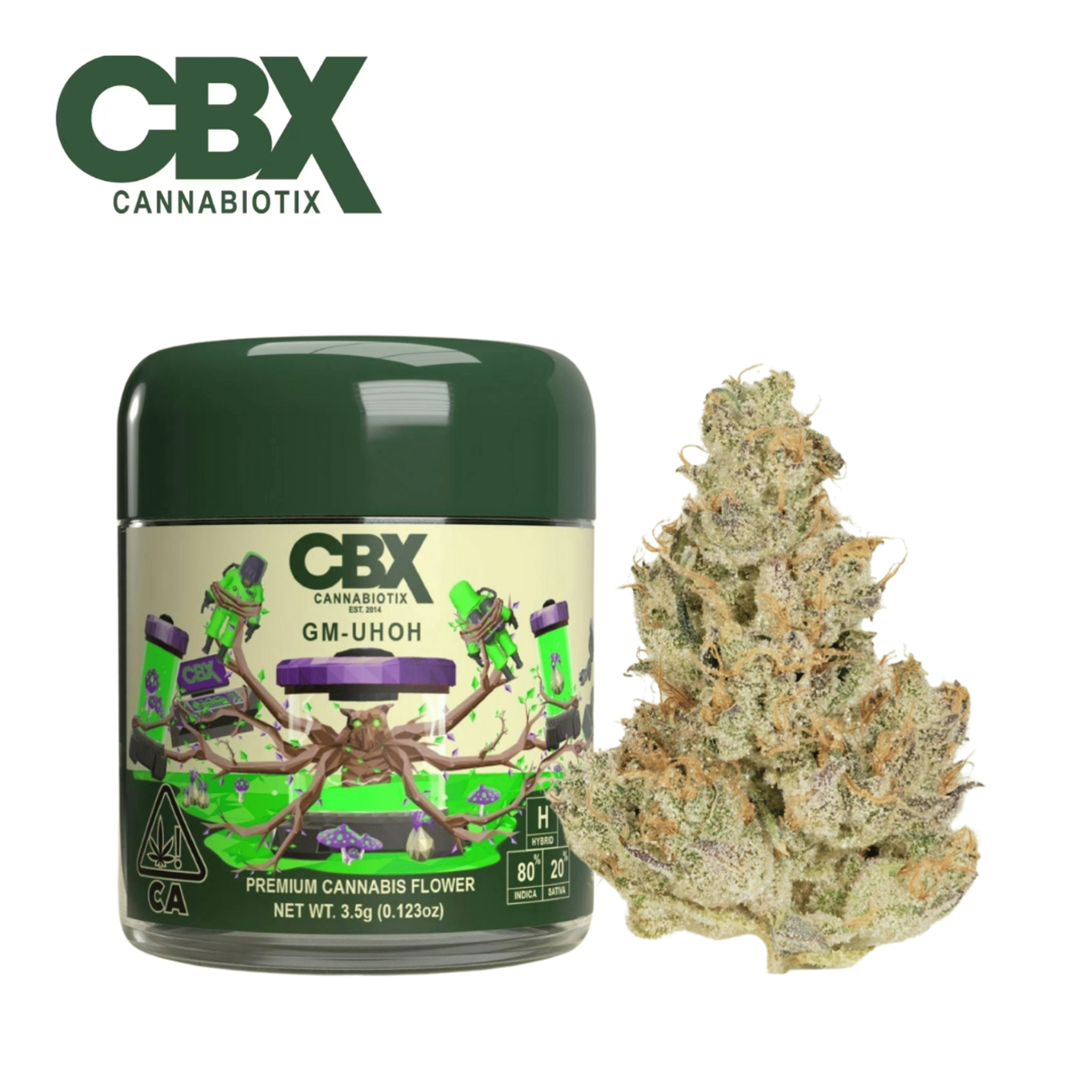 Cannabiotix - GM-UhOh - 3.5g - Cannabiotix - GU - AA Flower - 3.5g - $49.98 - Indoor Flowers