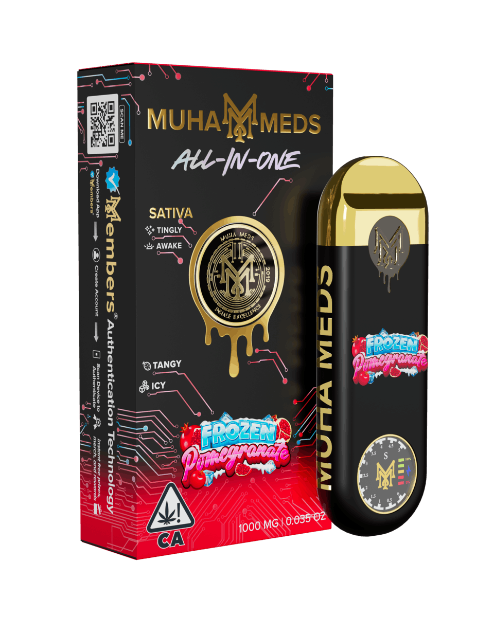 Frozen Pomegrante | All-In-One | 1000MG - Muha Meds - Frozen Pomegrante | All-In-One | 1000MG - $30 - Vape Pens