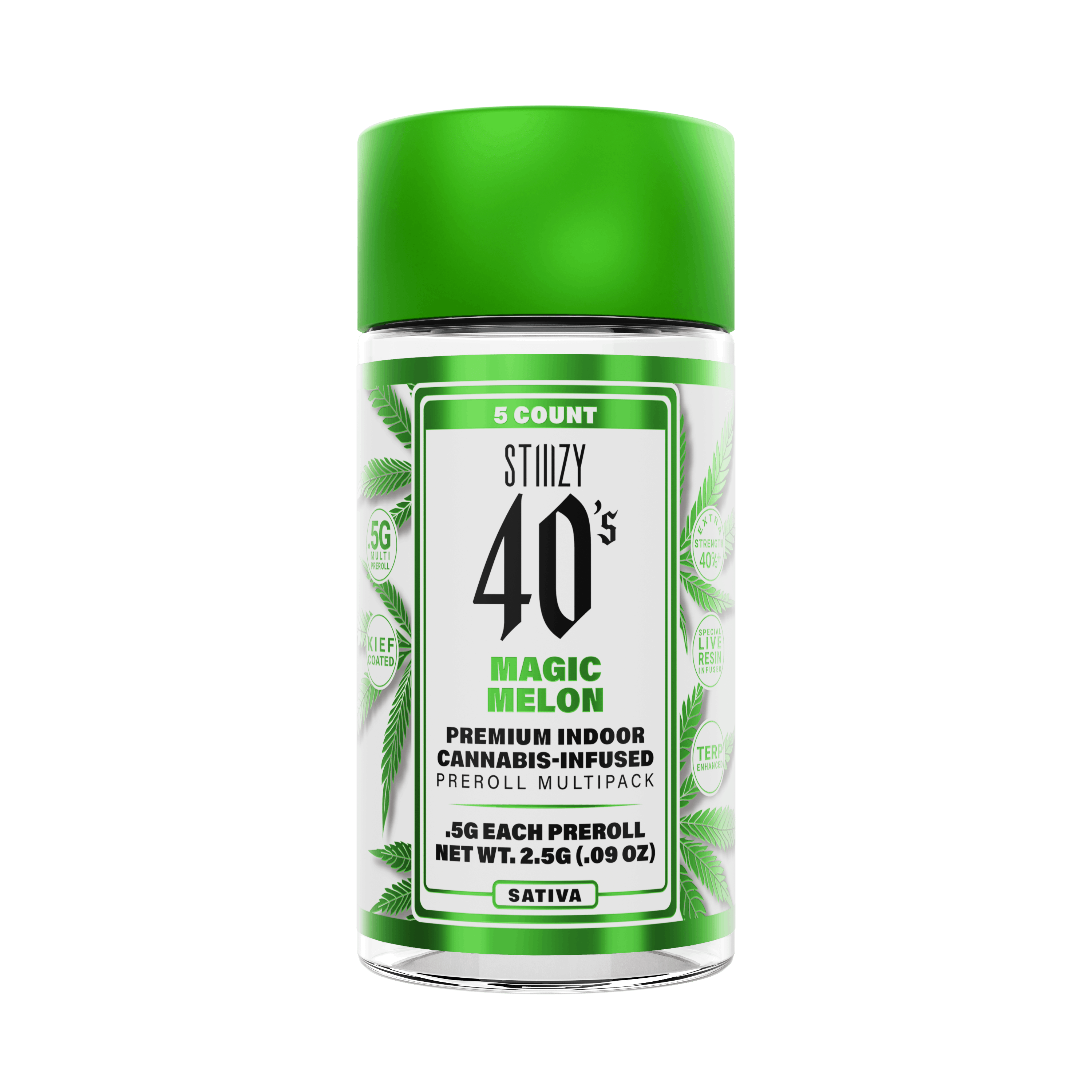 Magic Melon Preroll 2.5g Pack 40 - STIIIZY -  - $18 - Pre-Rolls