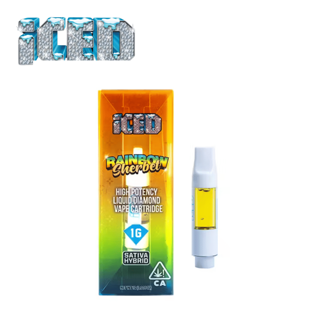 ICED - Rainbow Sherbet - Liquid Diamonds - 1g *B2G1 EVERYDAY* - ICED - Iced Rainbow Sherbet - $17.99 - Vapes
