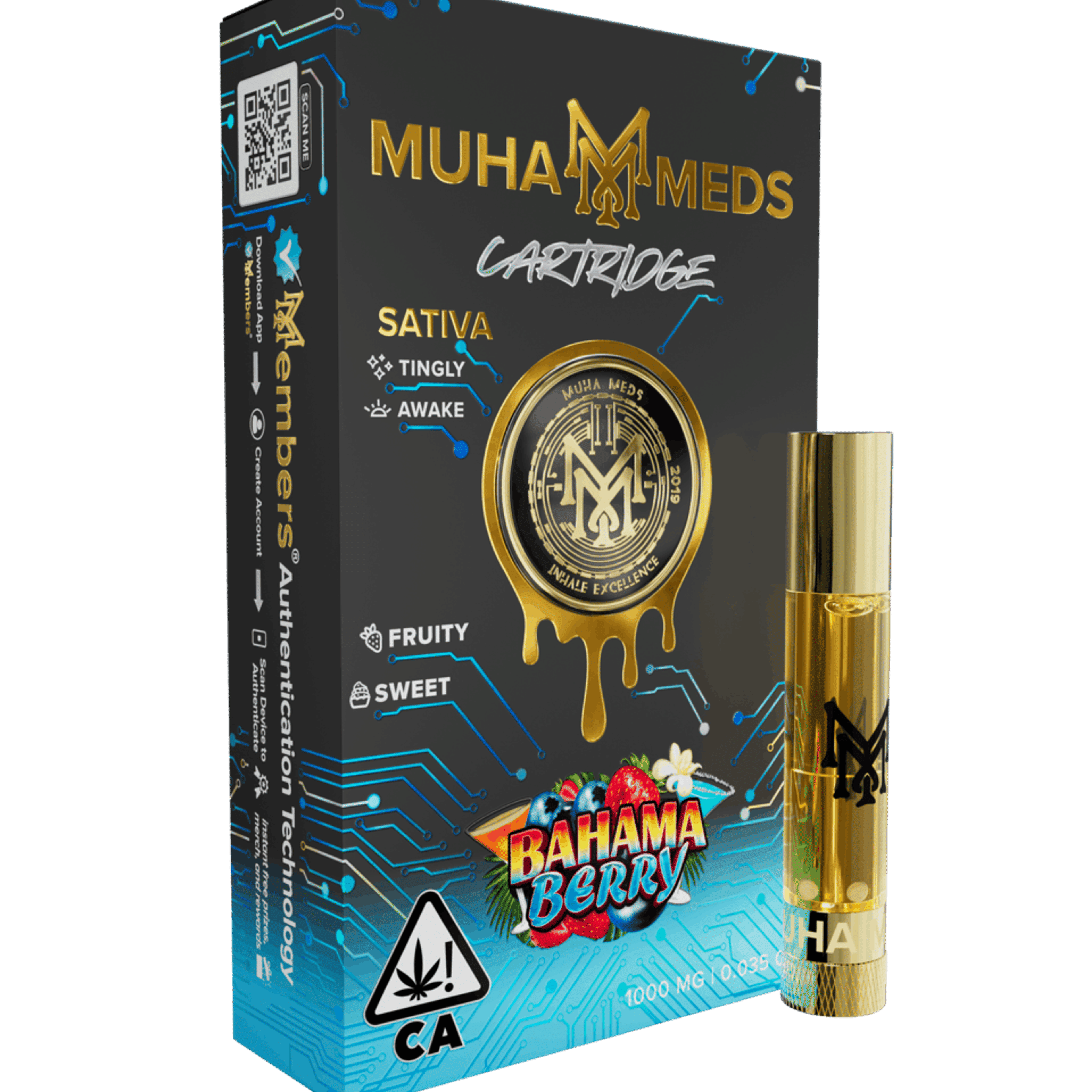 Bahama Berry | Cartridge | 1000MG - Muha Meds - Bahama Berry | Cartridge | 1000MG - $20 - Cartridges