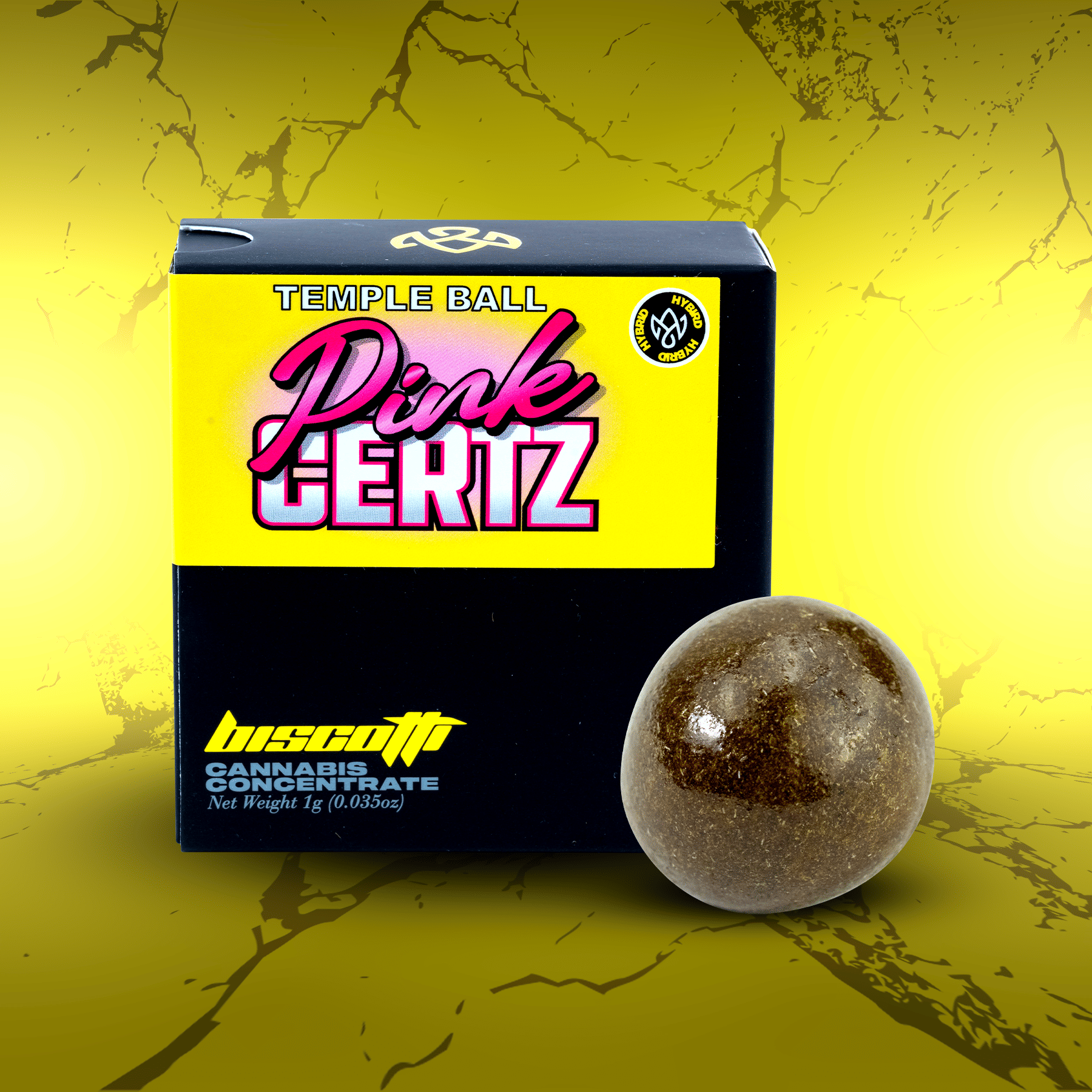 Biscotti: Pink Certz - Temple Ball