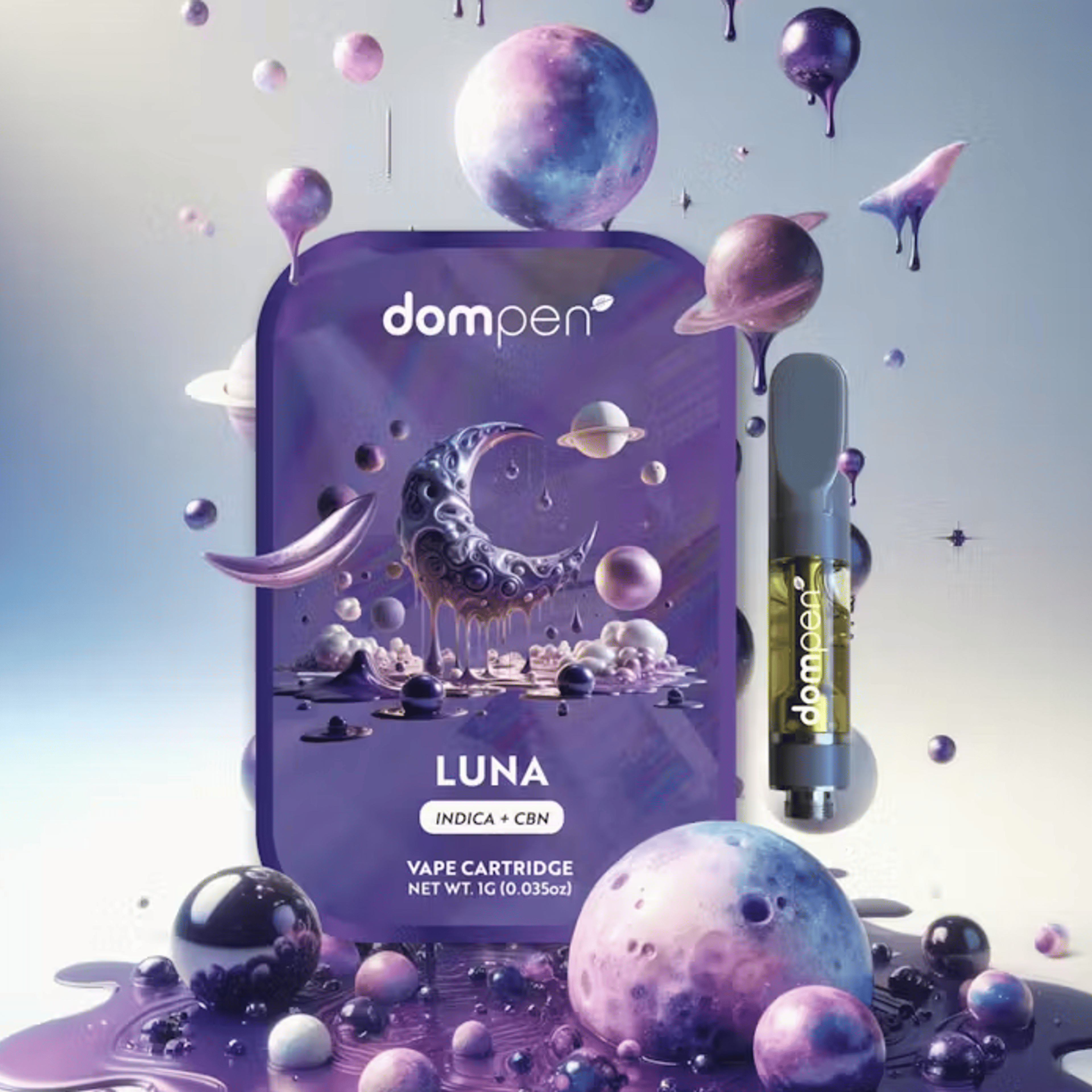 Luna CBN Cart 1G - Dompen - - $20 - Cartridges