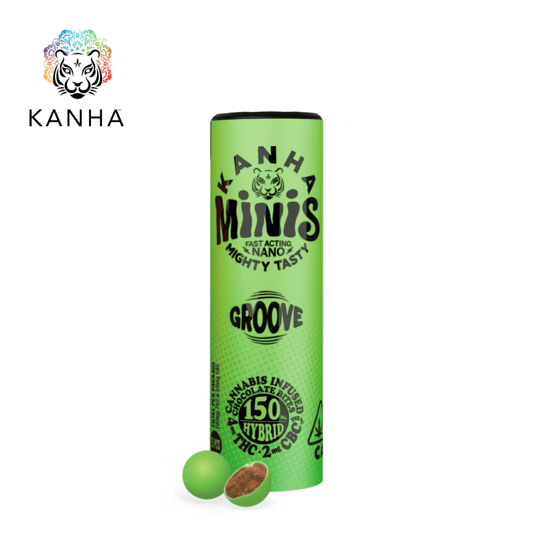 Kanha - Groove - Minis Chocolates - 50mg CBC + 100mg THC - KANHA - Grove - $14.99 - Edibles