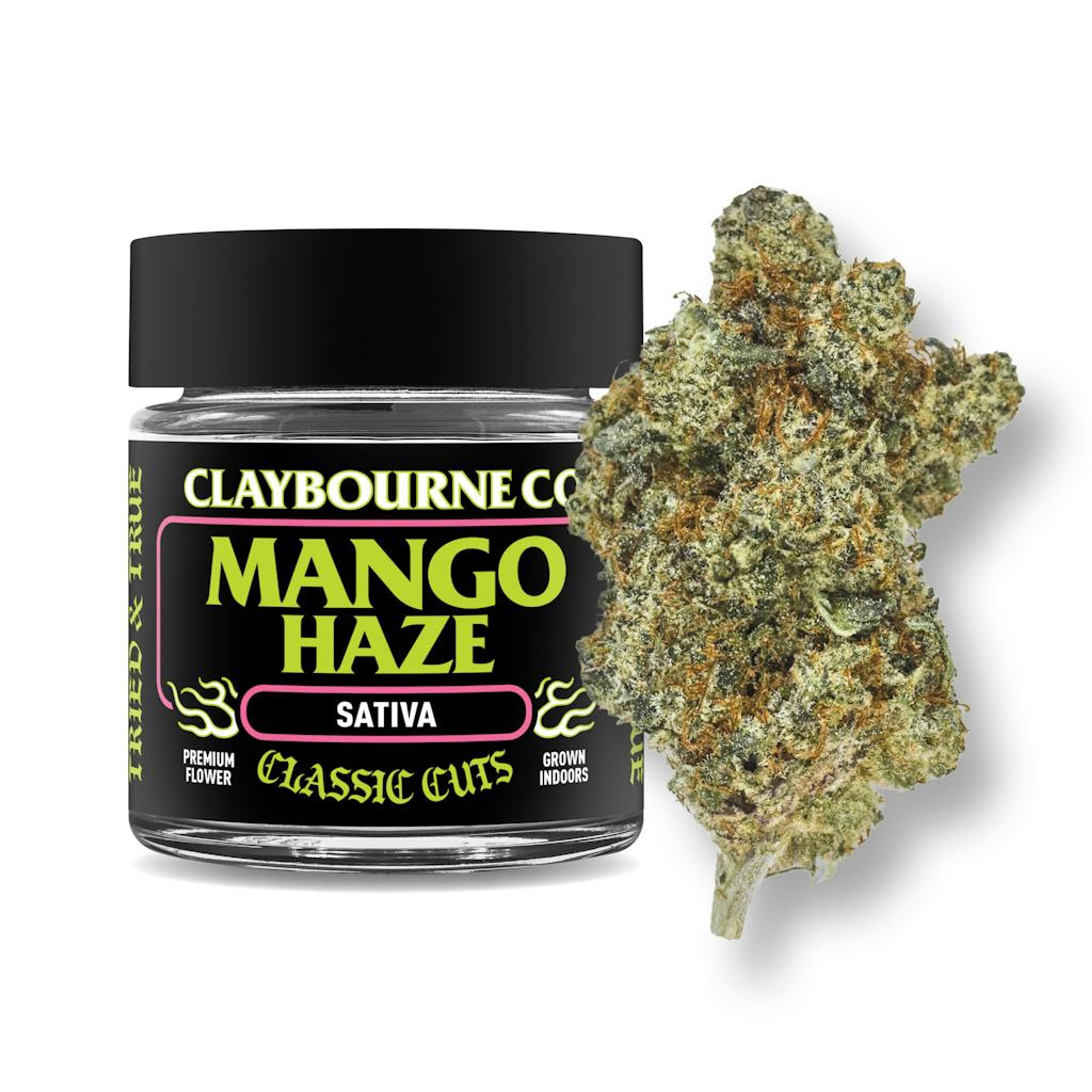 Mango Haze - 3.5g - Claybourne - Eighth Sativa - $39.99 - Flower/Infused Flower (3.5 Grams)