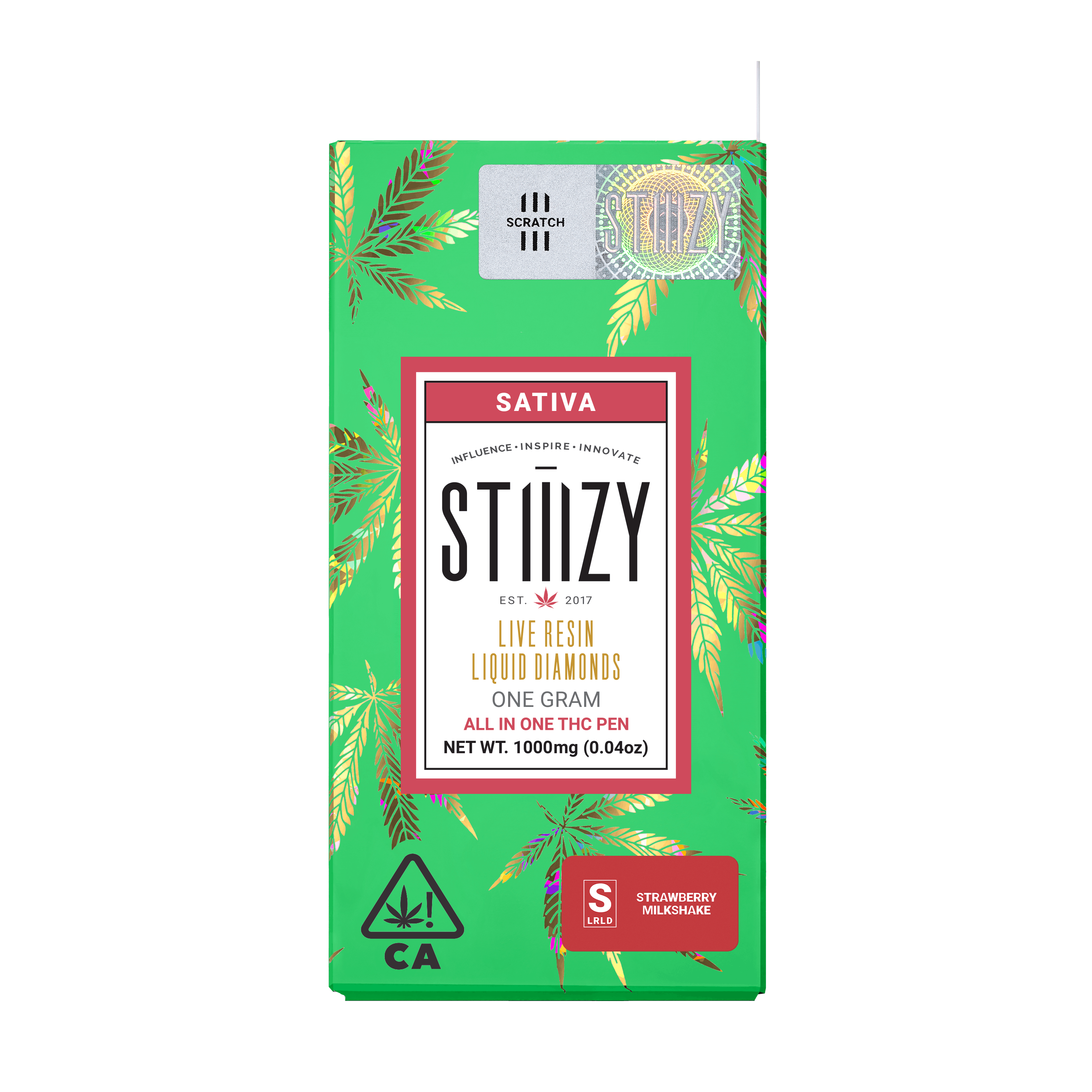 Strawberry Milkshake 1G LQD All-In-One - STIIIZY -  - $18 - Vapes