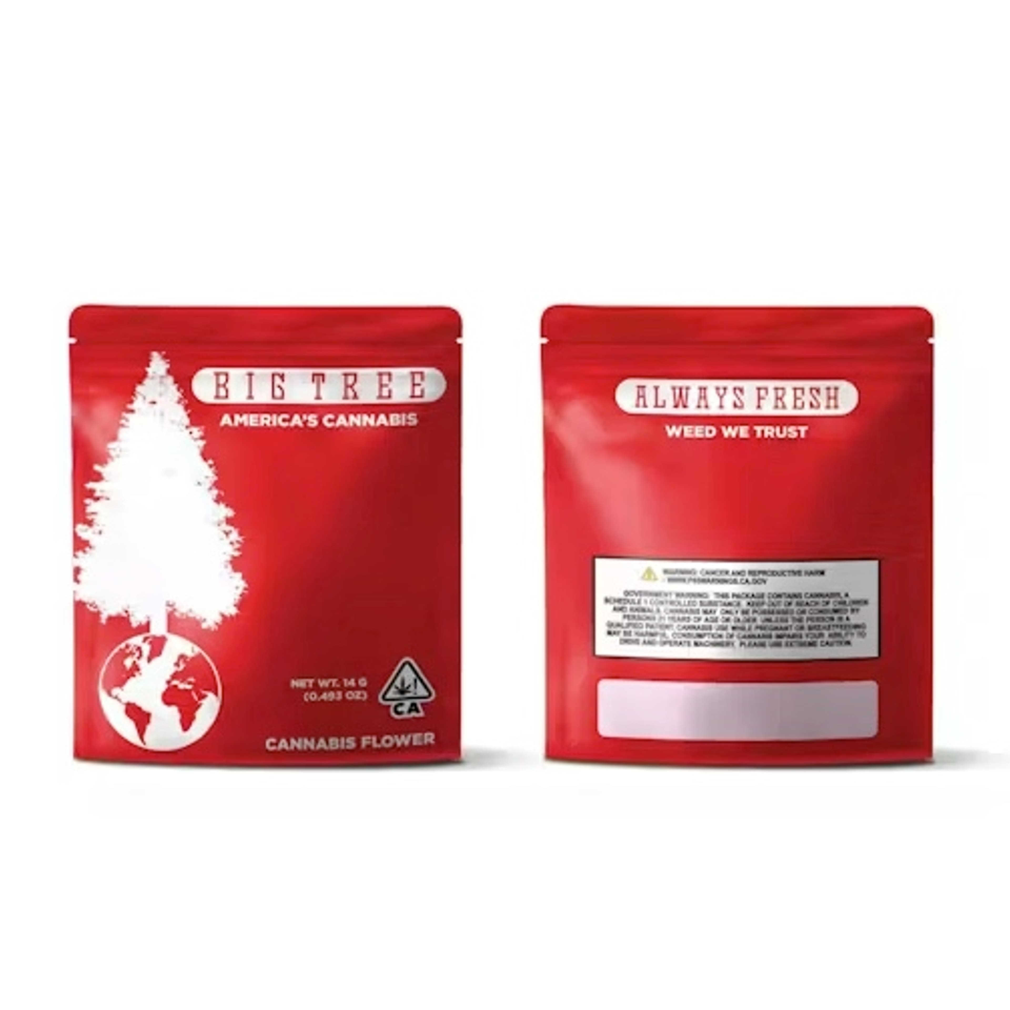 Shishkaberry - 14g - Big Tree - 1/2oz Indica - $35 - Flower (Half Ounces)