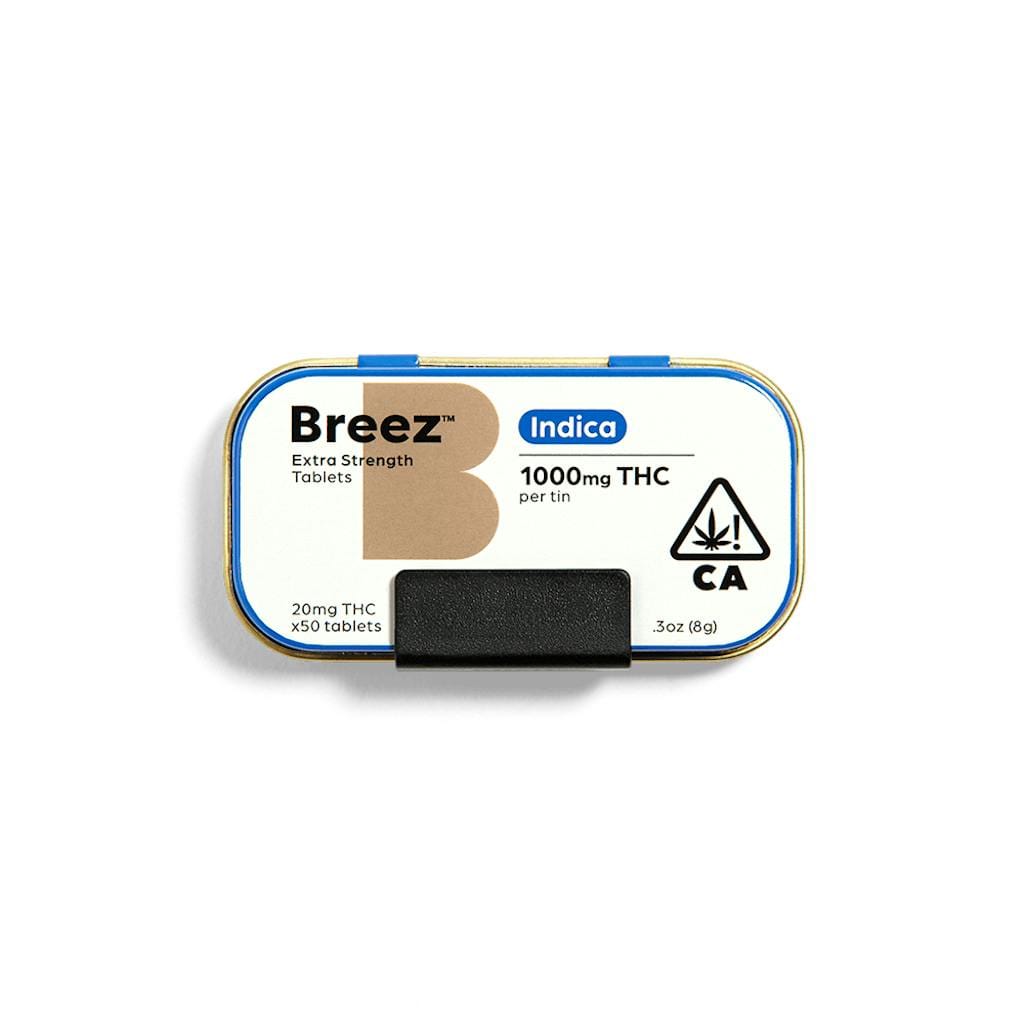 Breez — Extra Strength Indica - 1000mg 50-Pack