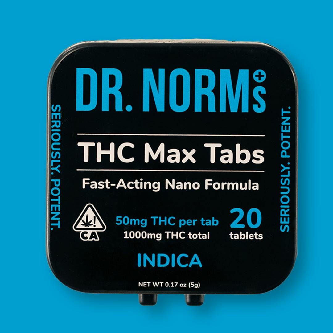 Indica - THC MAX 20ct Tablets 1000mg - Dr. Norms -  - $38 - Pill