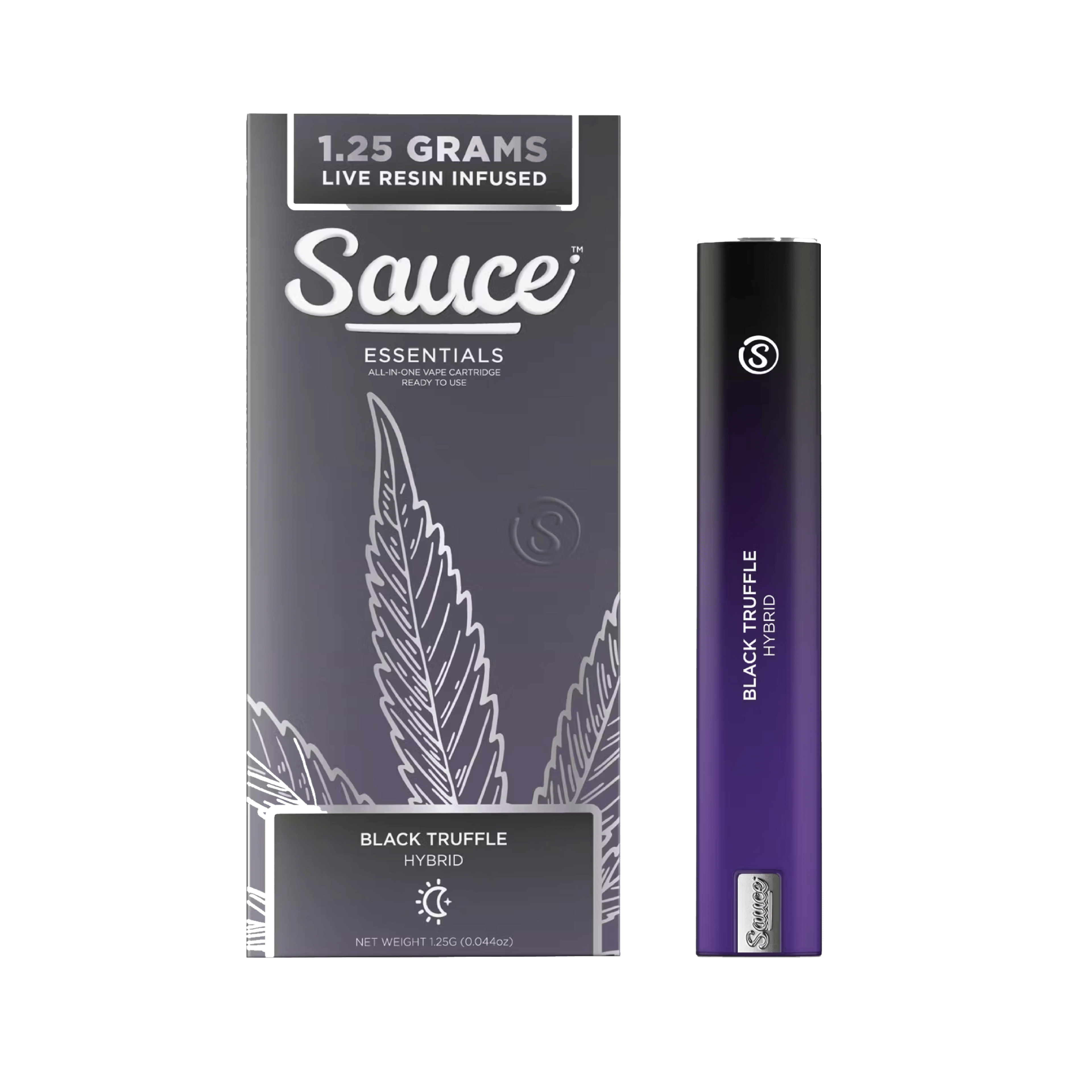 Black Truffle - Live Resin - Disposable - Sauce Essentials - 1.25 Gram - $41.99 - Disposable Vape (All-In-One, Battery Built-In)